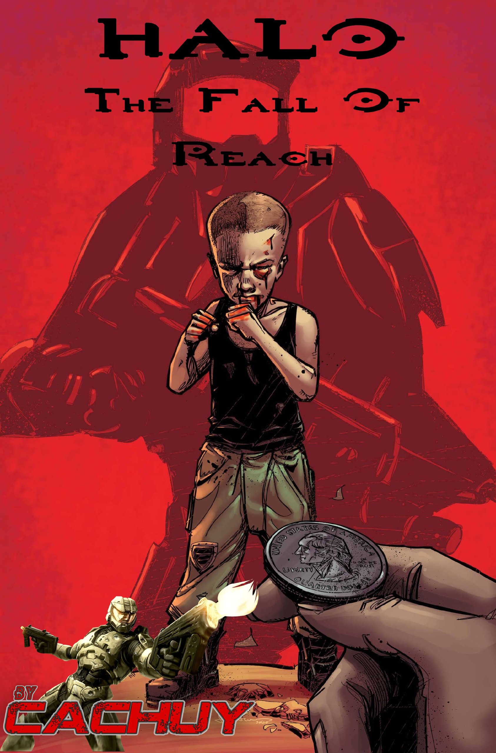Portada ampliada de HALO THE FALL OF REACH