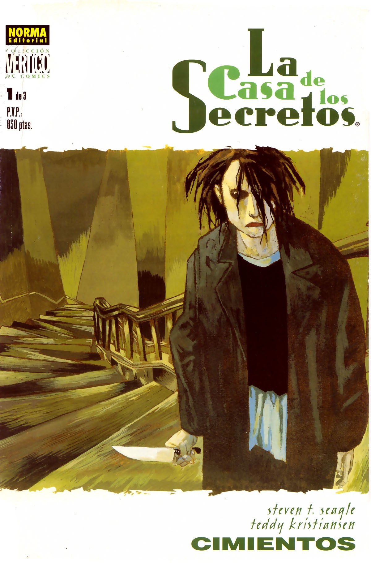 Portada ampliada de La Casa de los Secretos