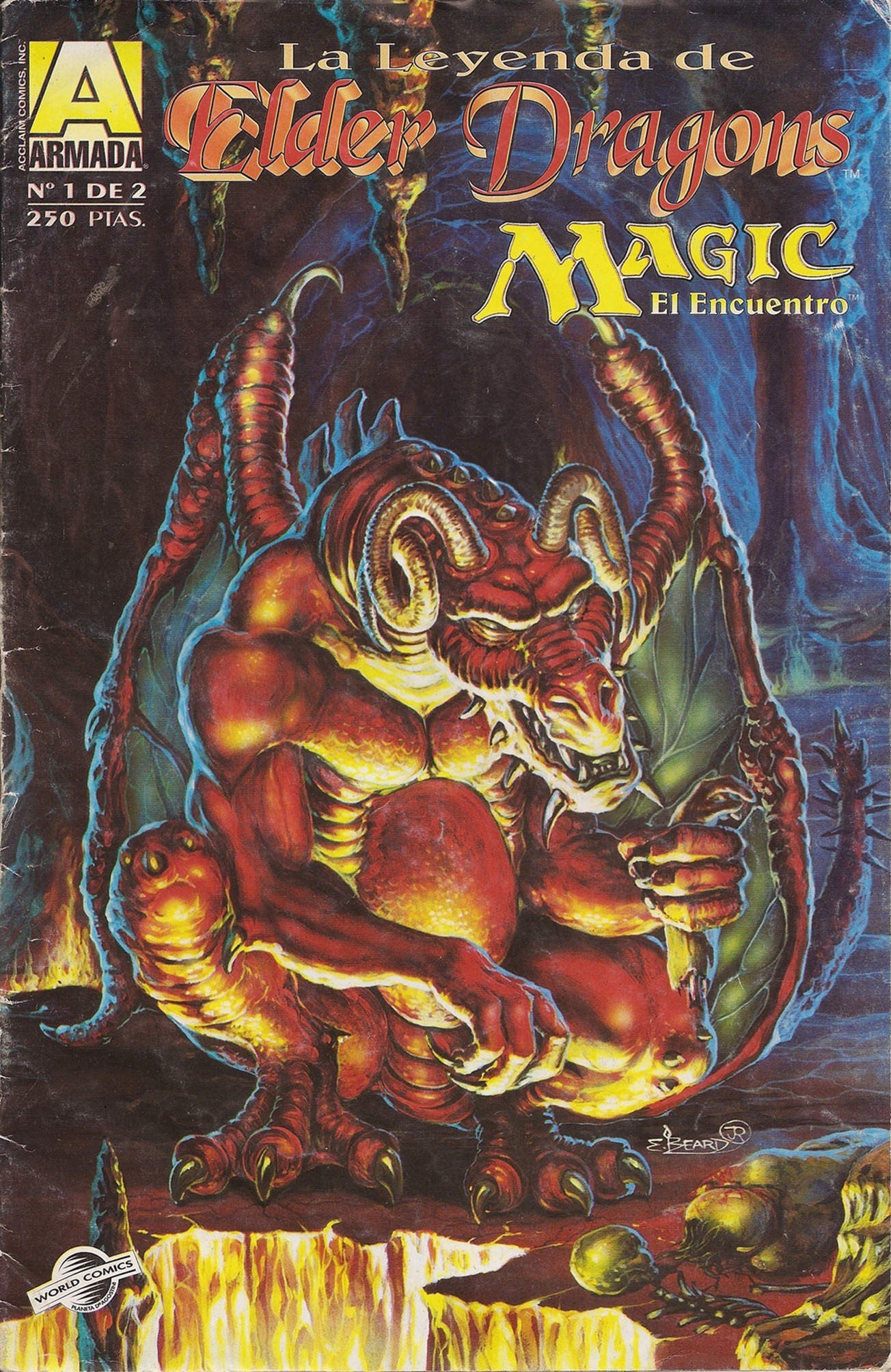 Portada ampliada de La Leyenda de Elder Dragons Magic El Encuentro