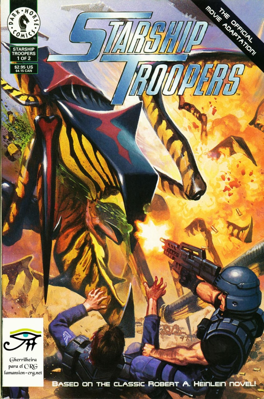 Portada ampliada de Starship Troopers