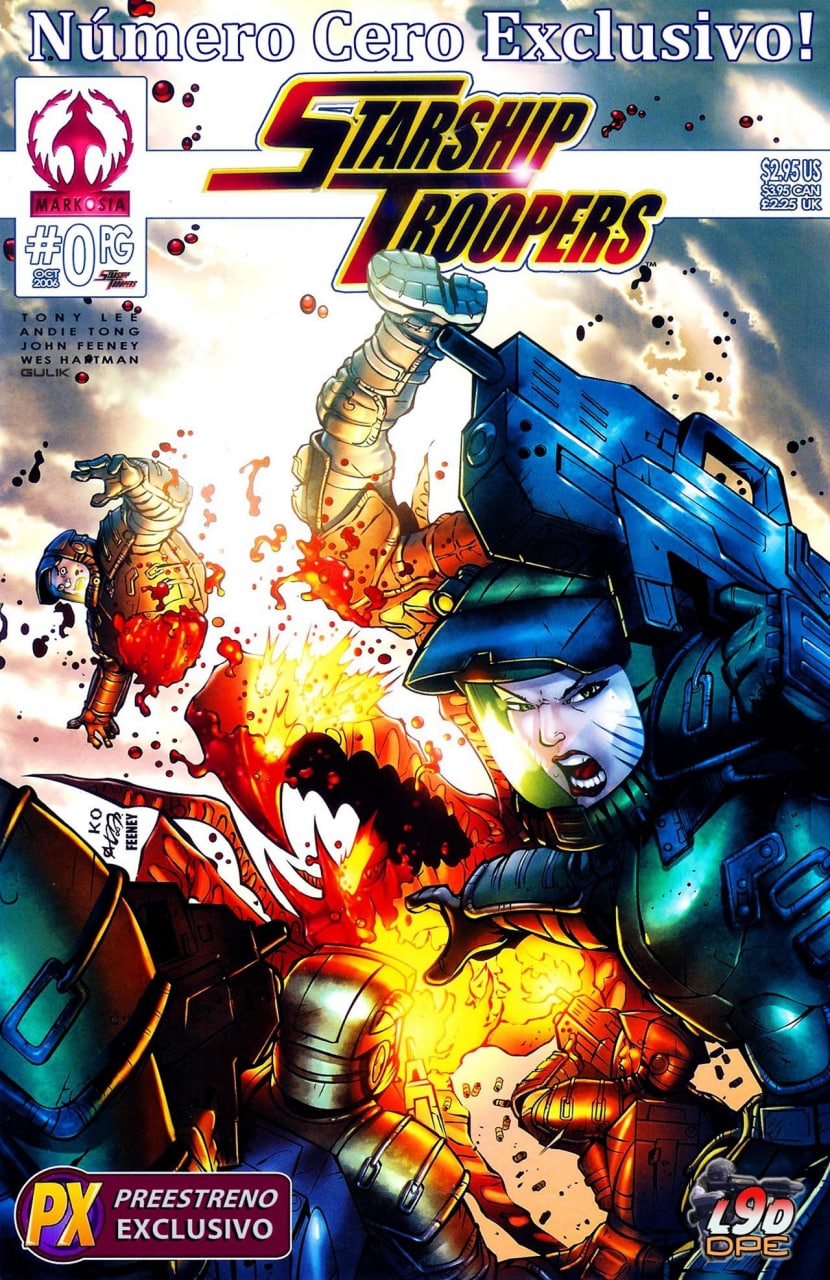 Portada ampliada de STARSHIP TROOPERS