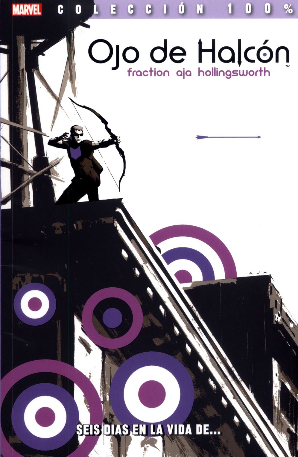 Portada ampliada de Ojo de Halcón