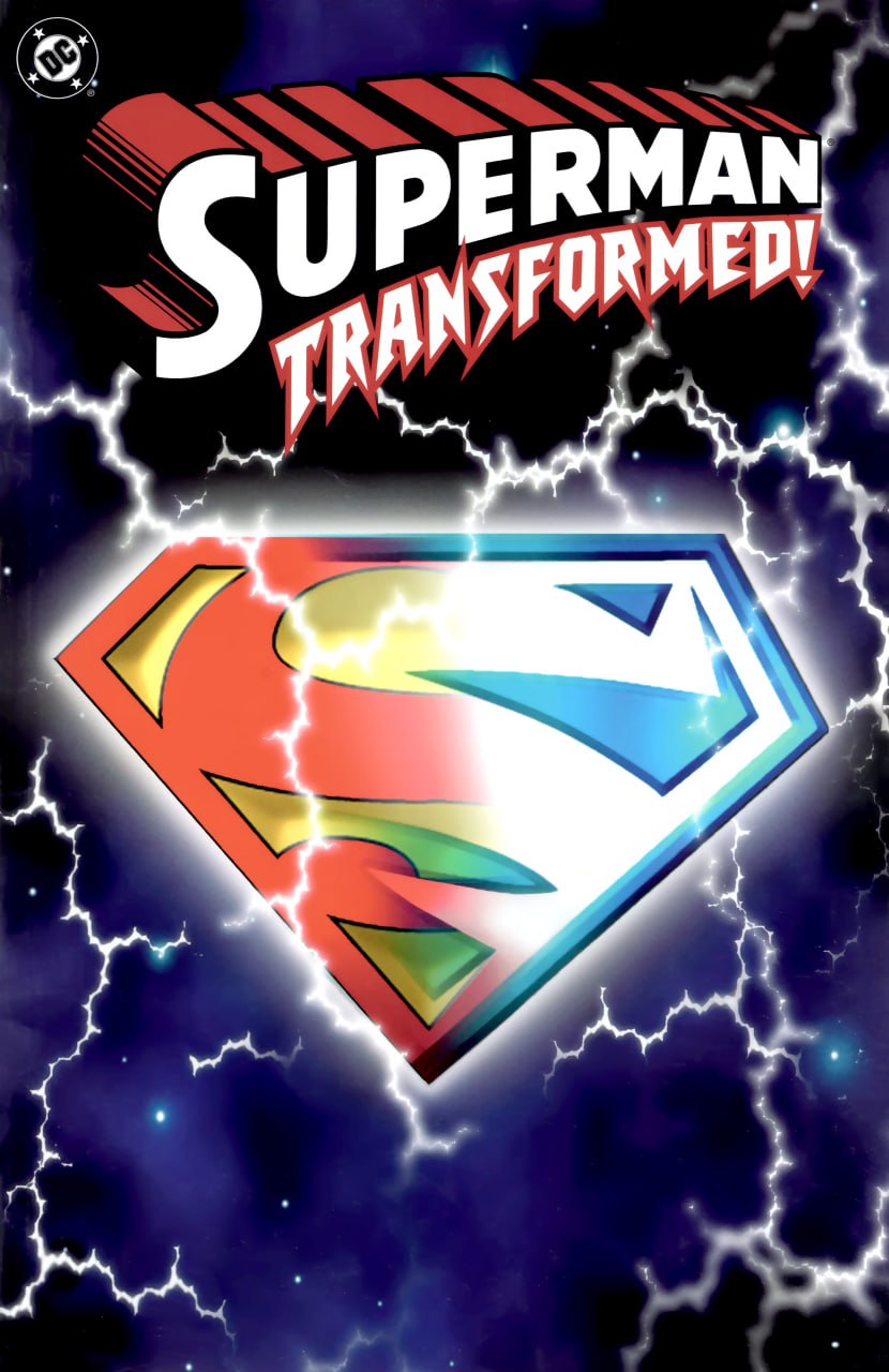 Portada ampliada de SUPERMAN TRANSFORMED!