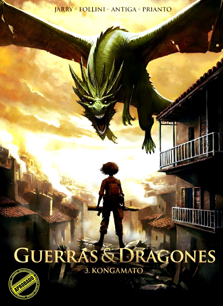 Portada ampliada de GUERRAS & DRAGONES