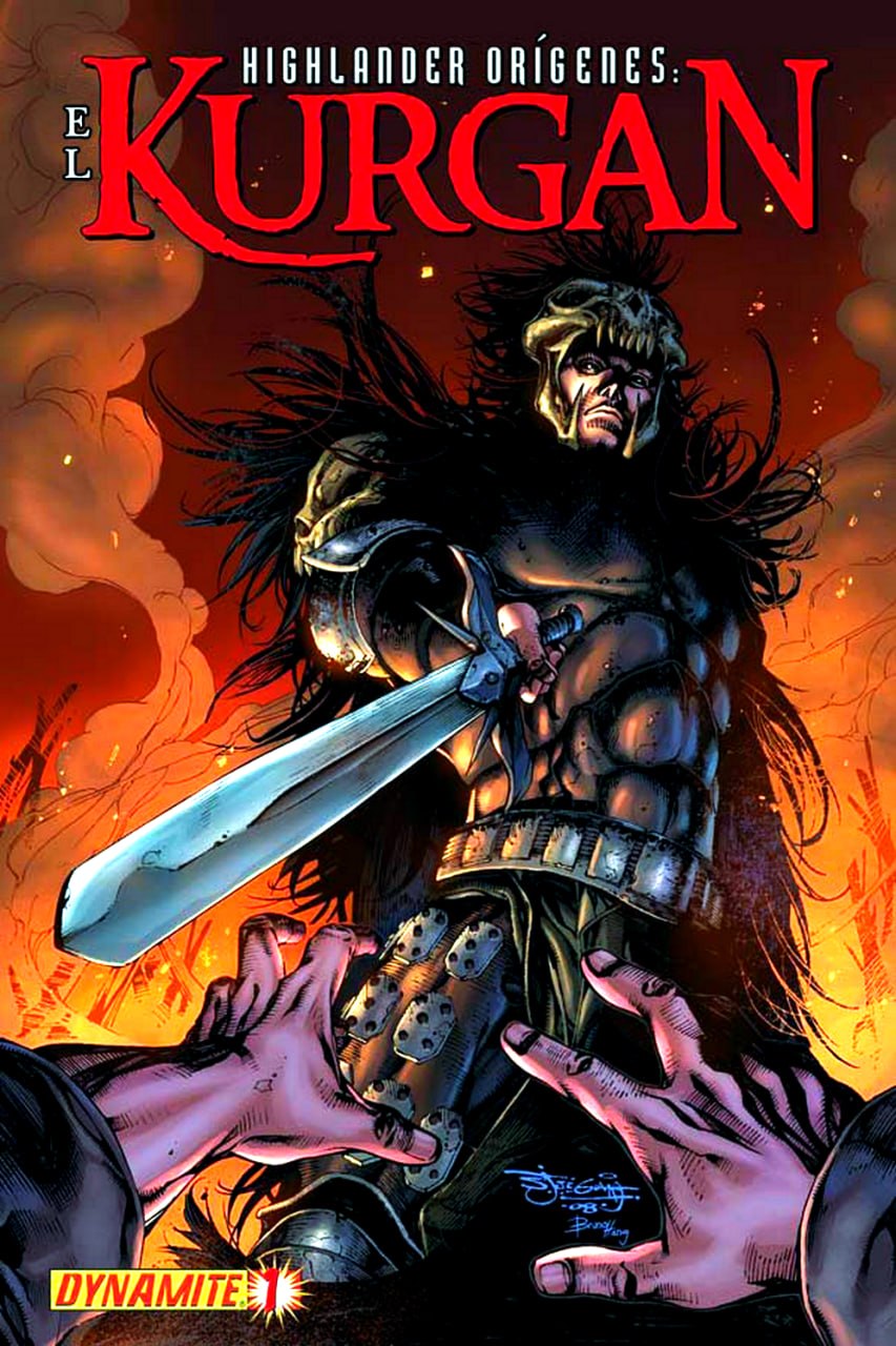Portada ampliada de HIGHLANDER ORIGENES: KURGAN