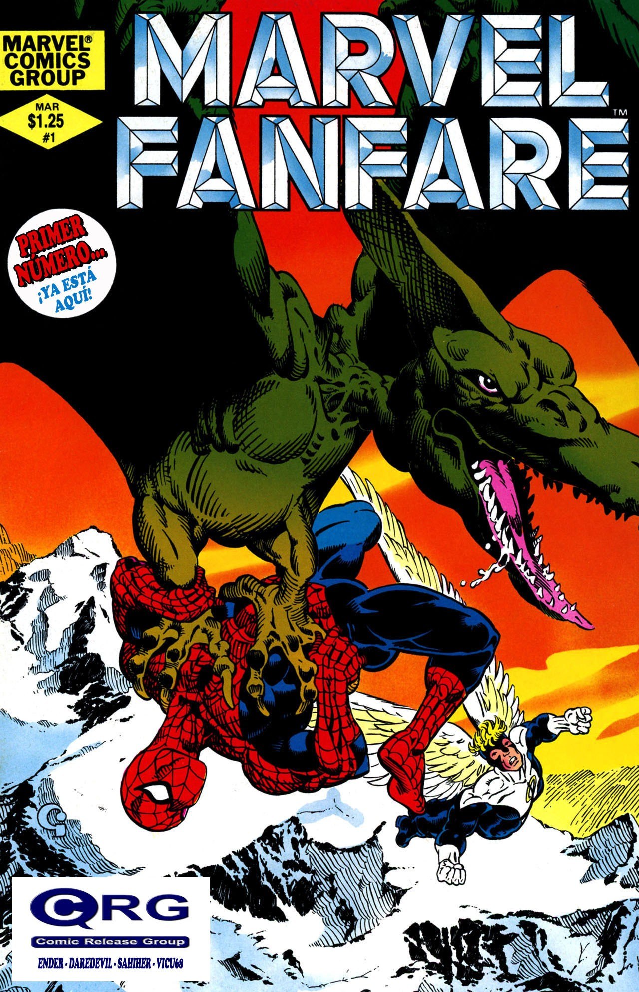 Portada ampliada de MARVEL FANFARE