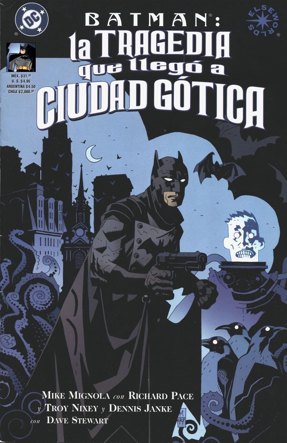 Portada ampliada de BATMAN: la TRAGEDIA que llegó a CIUDAD GÓTICA