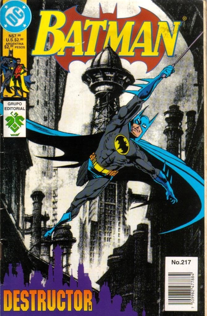 Portada ampliada de BATMAN