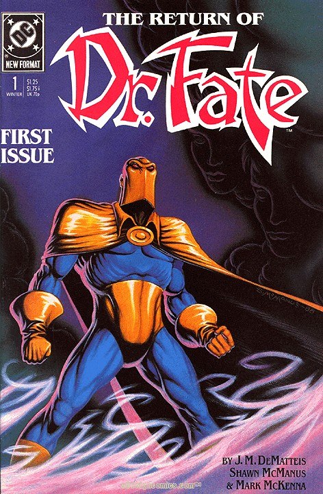 Portada ampliada de THE RETURN OF Dr. Fate