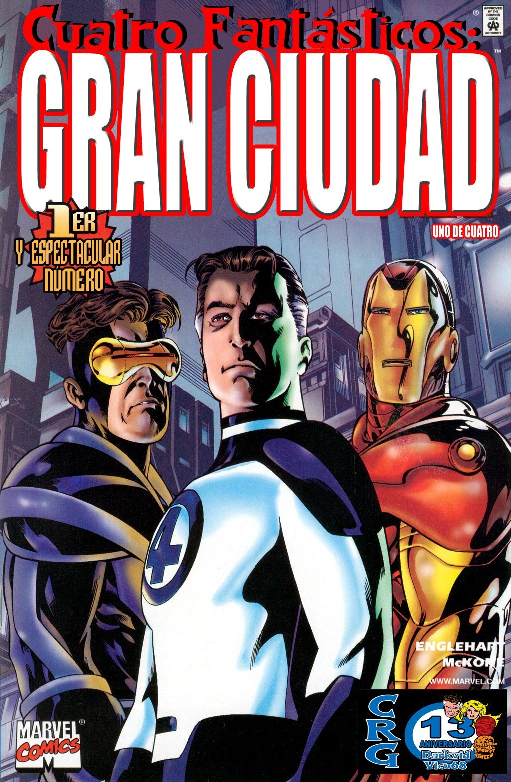 Portada ampliada de Cuatro Fantásticos: Gran Ciudad
