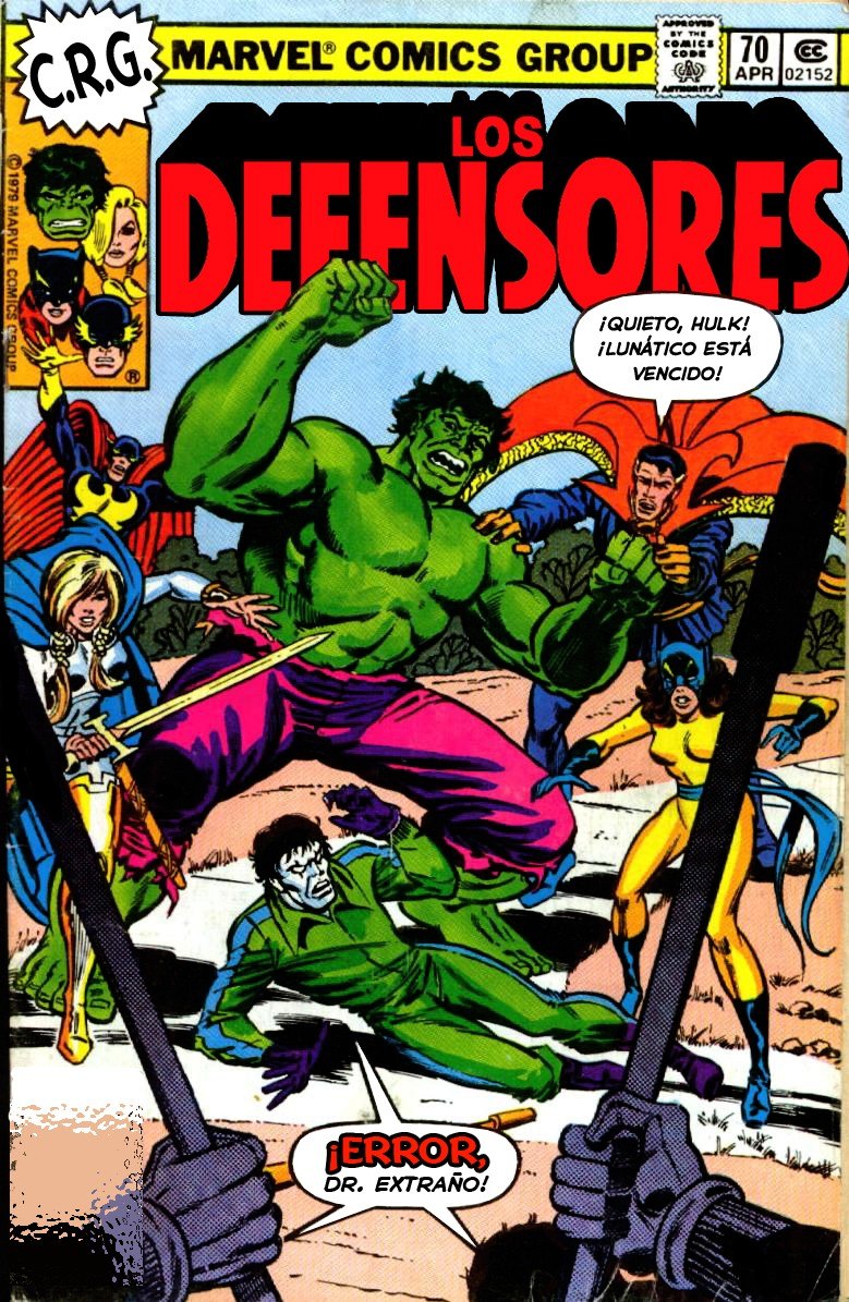 Portada ampliada de LOS DEFENSORES