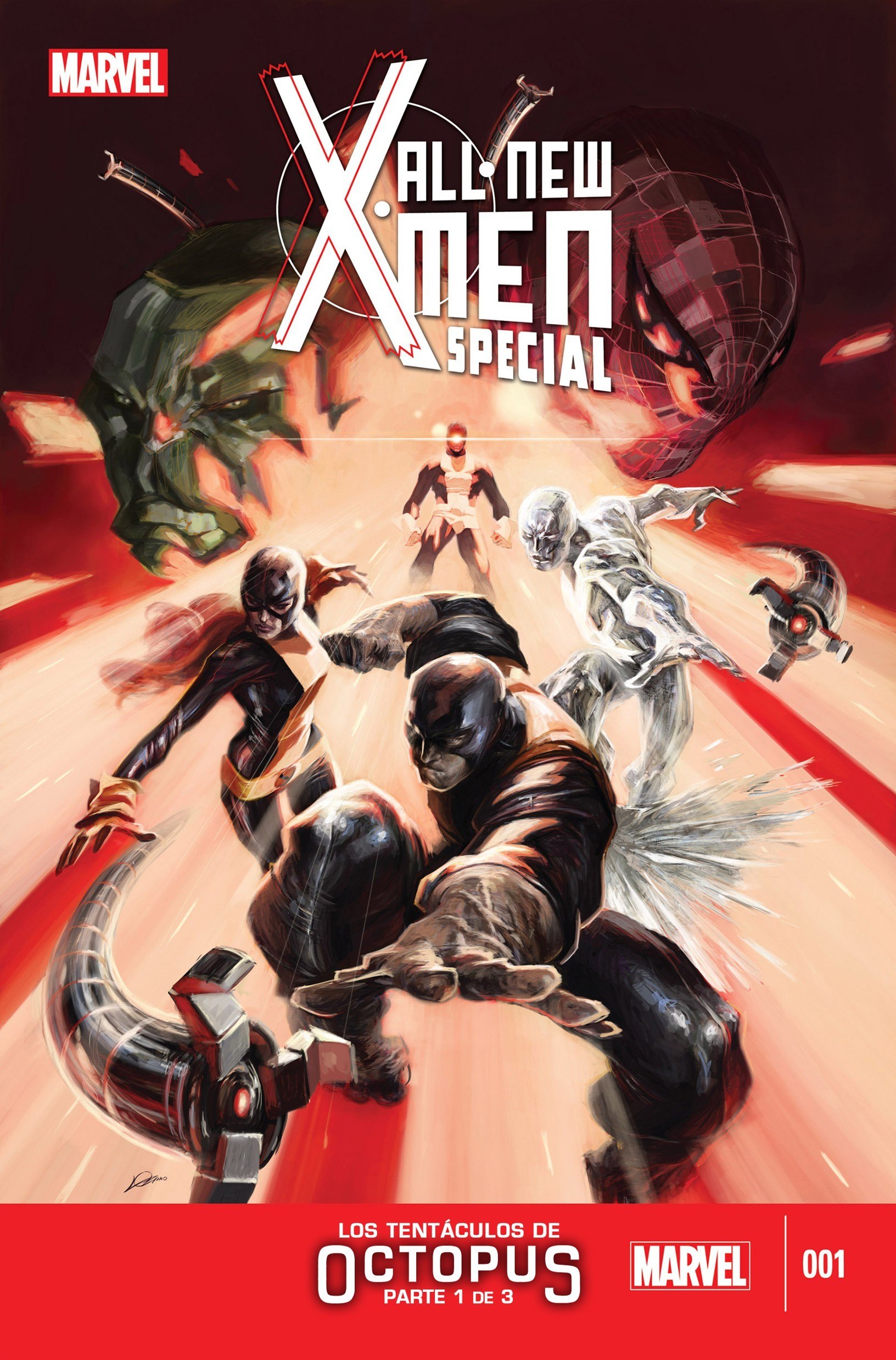 Portada ampliada de ALL NEW X-MEN SPECIAL