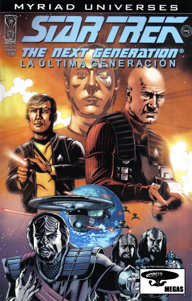 Portada ampliada de Star Trek The Next Generation La Ultima Generacion