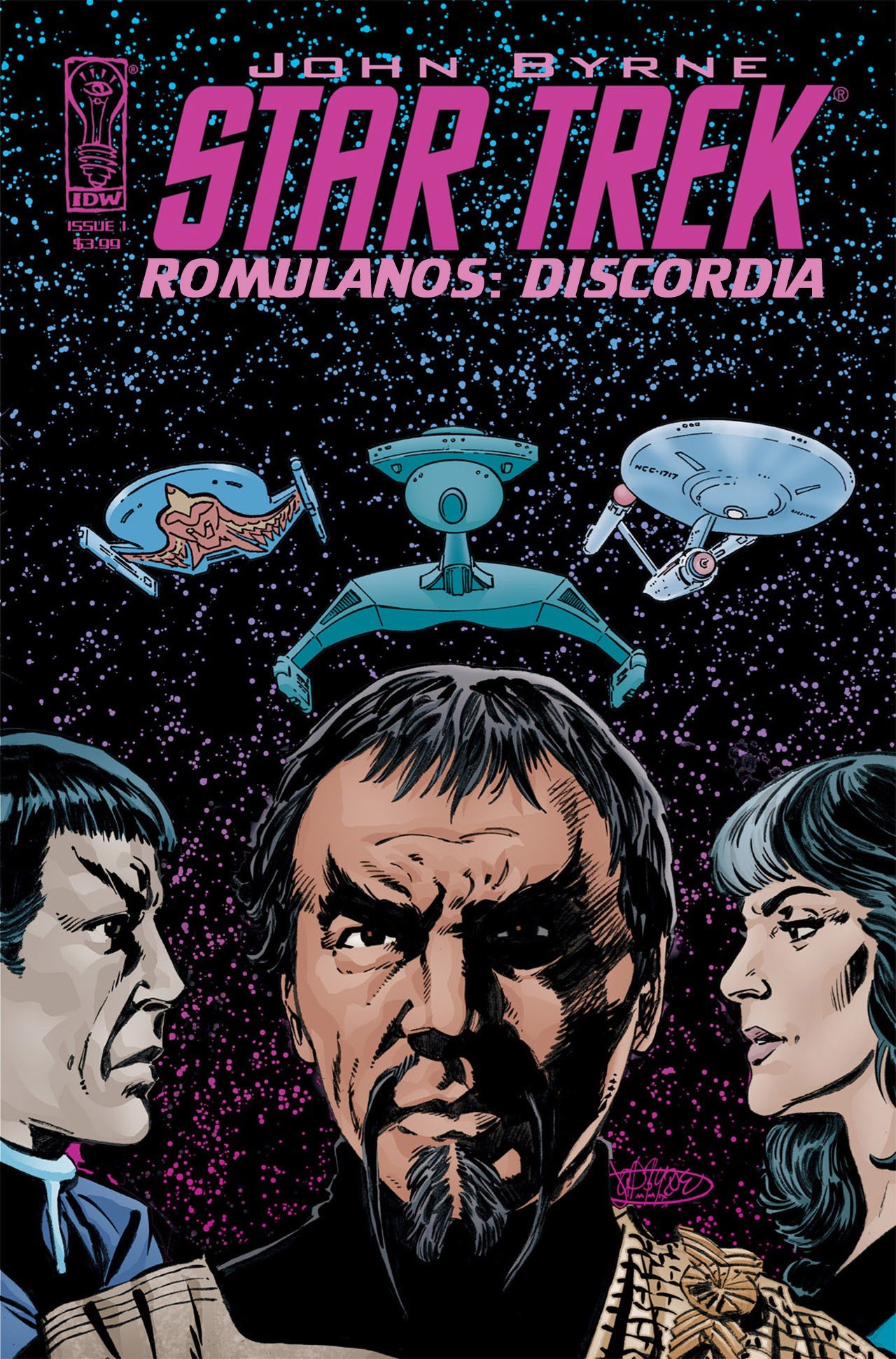 Portada ampliada de STAR TREK ROMULANOS: DISCORDIA
