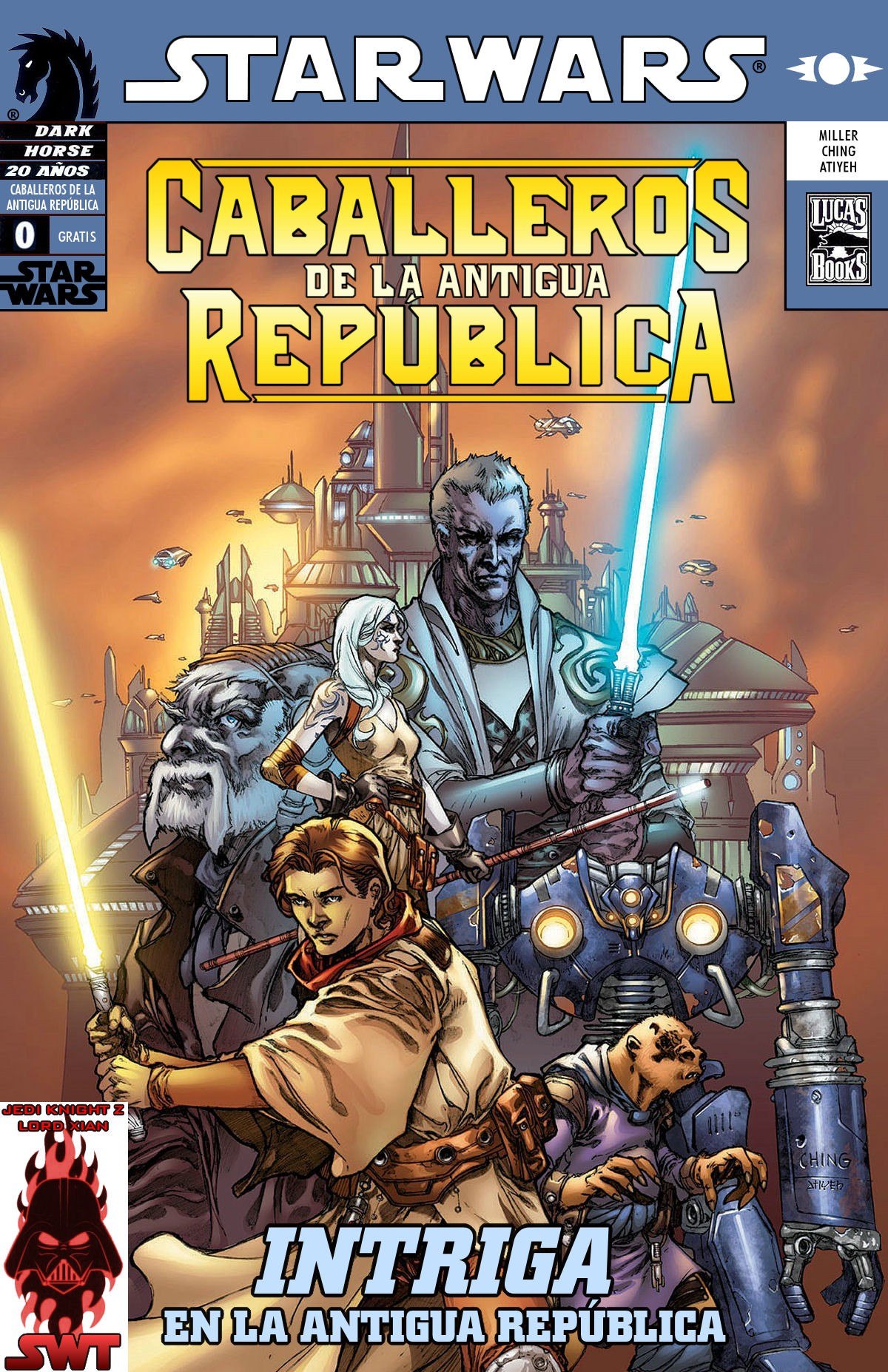 Portada ampliada de CABALLEROS DE LA ANTIGUA REPUBLICA