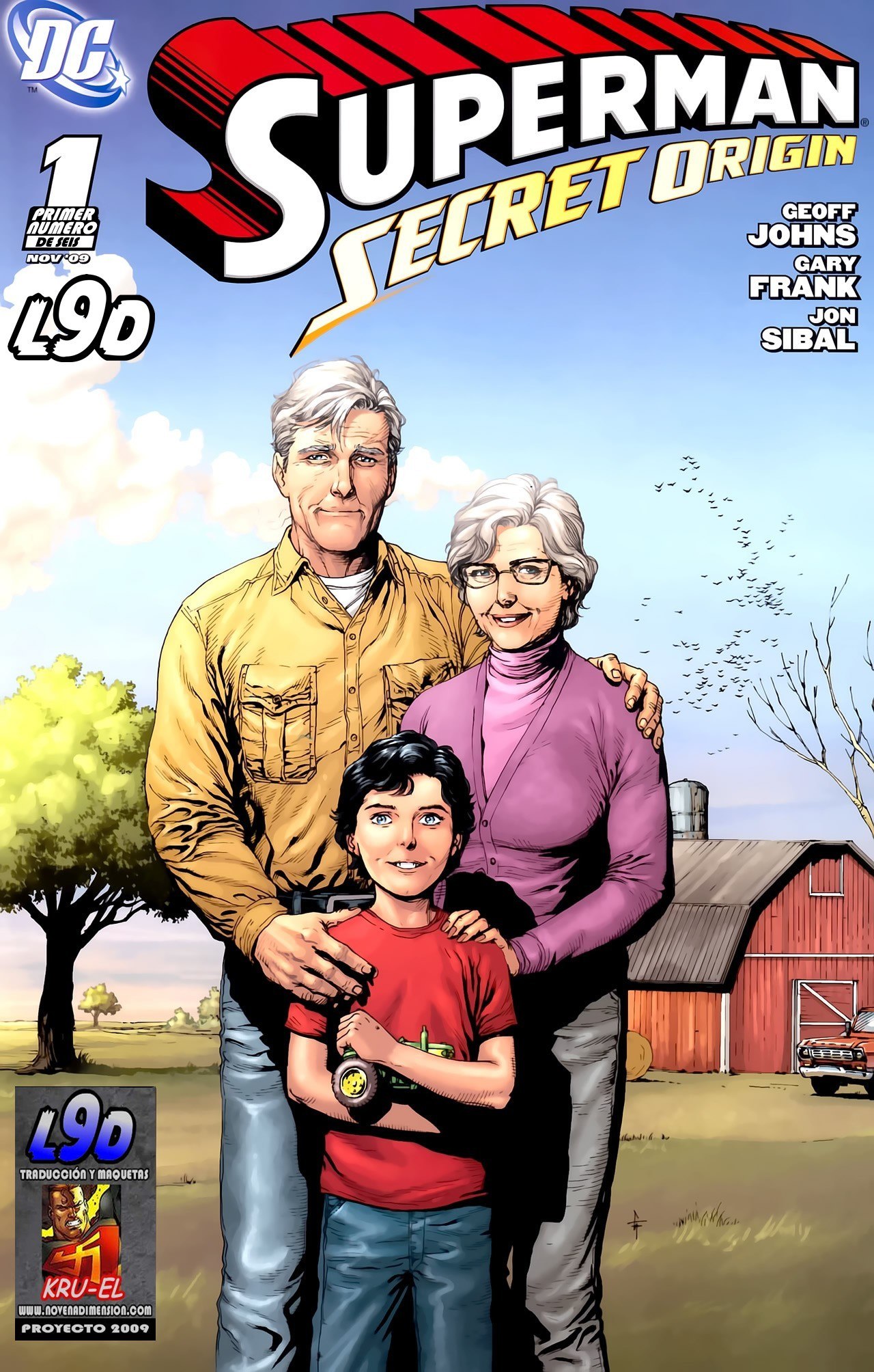 Portada ampliada de SUPERMAN SECRET ORIGIN