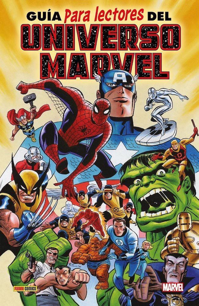 Portada ampliada de GUÍA Para lectores DEL UNIVERSO MARVEL