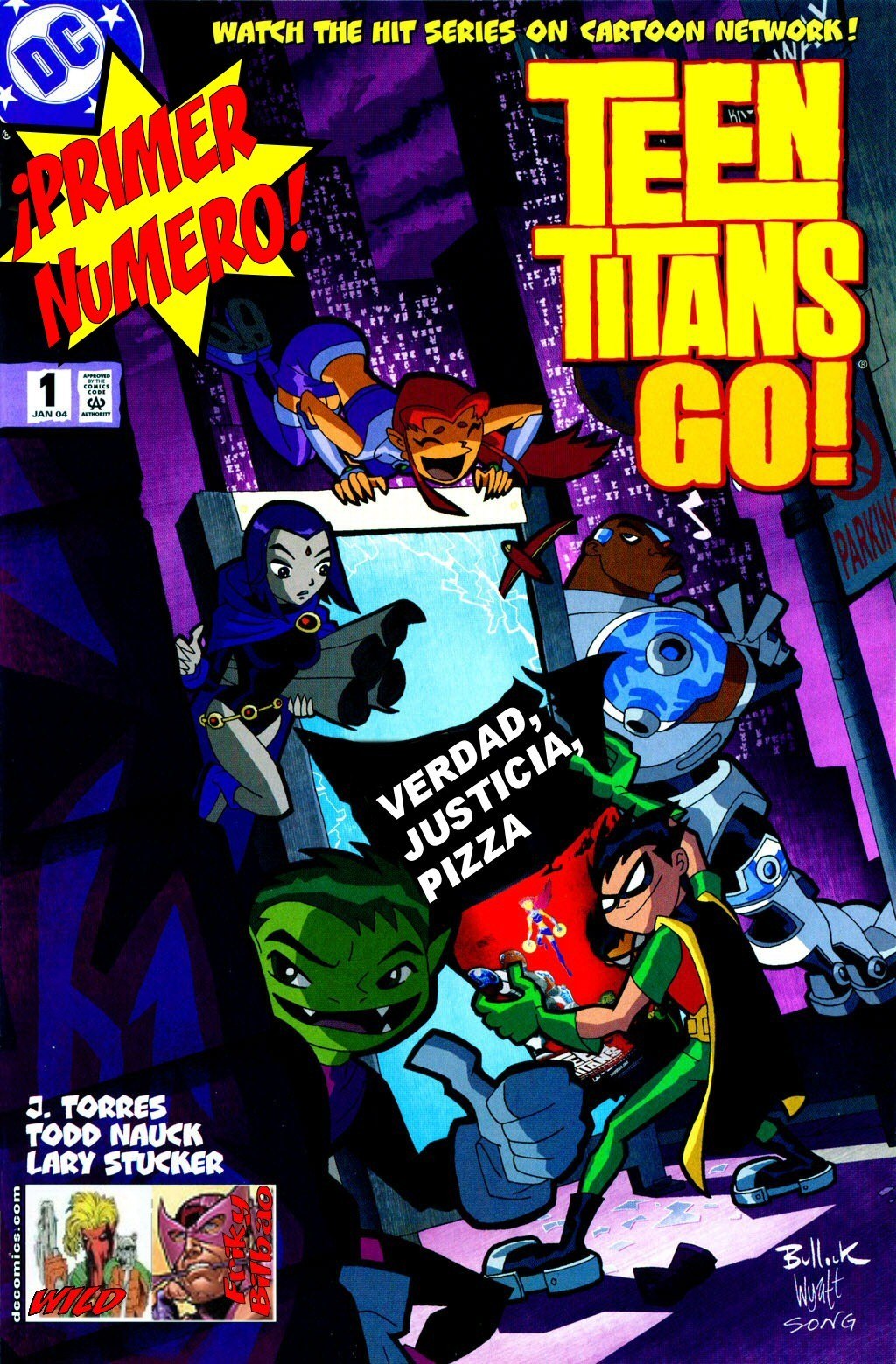 Portada ampliada de TEEN TITANS GO!