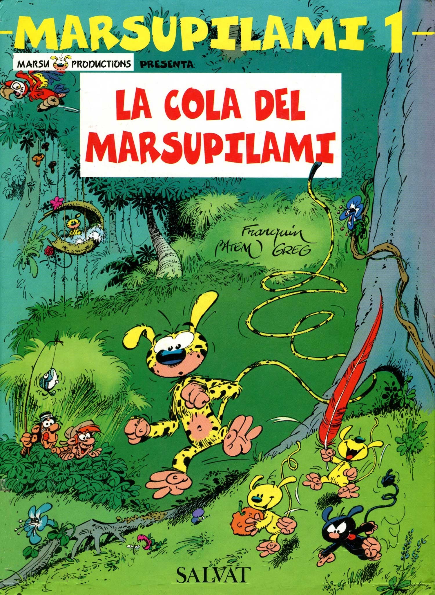 Portada ampliada de La Cola del Marsupilami
