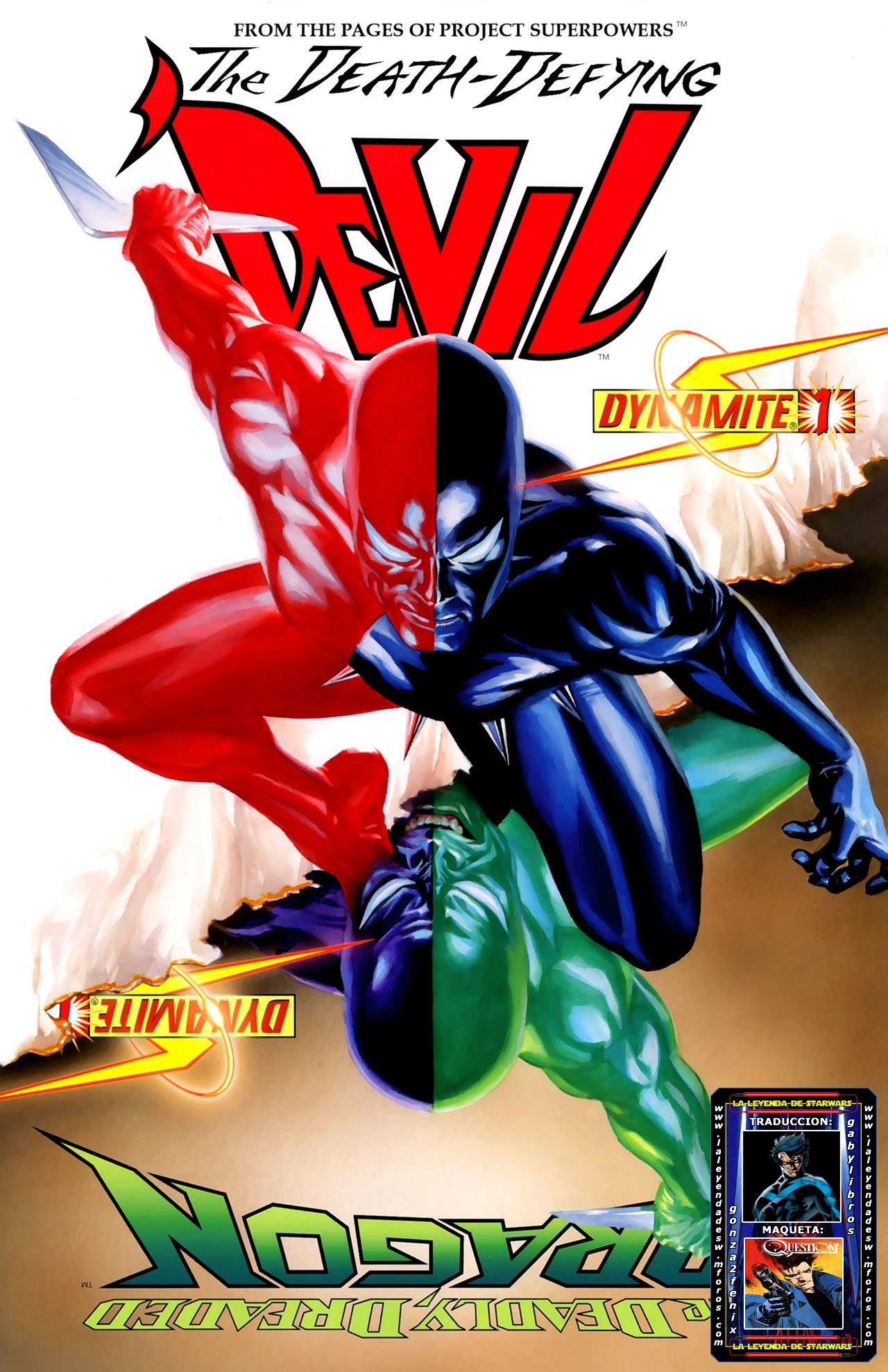 Portada ampliada de The Death-Defying Devil