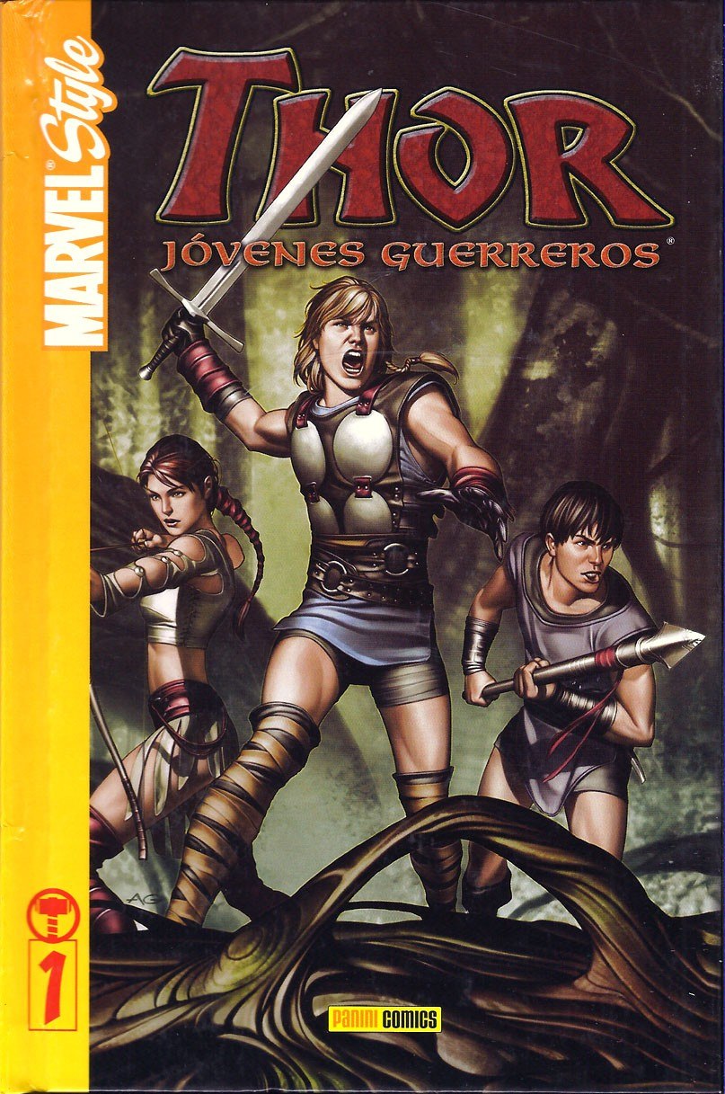 Portada ampliada de THOR JÓVENES GUERREROS