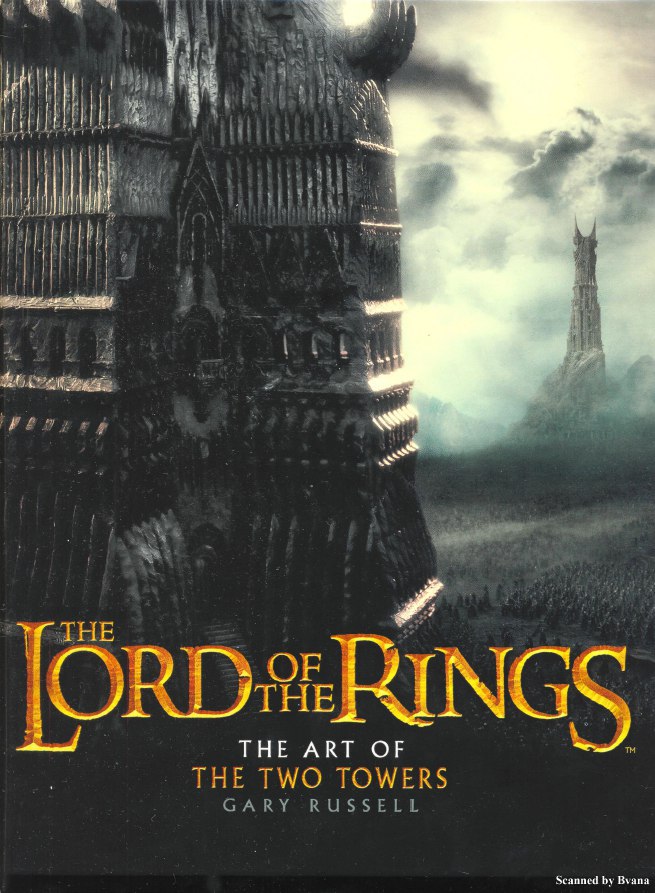 Portada ampliada de THE LORD OF THE RINGS. THE ART OF THE TWO TOWERS