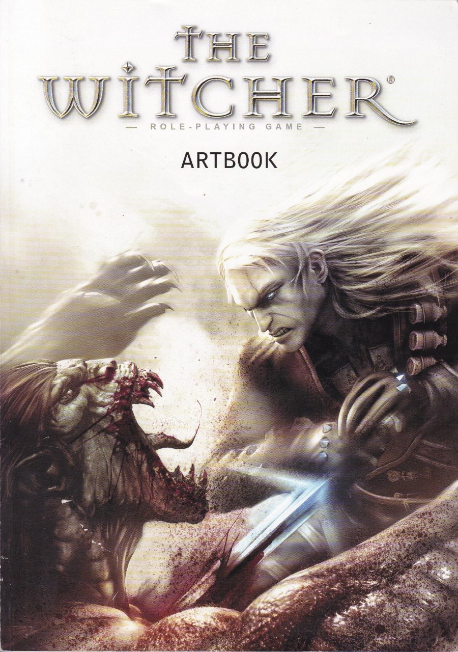 Portada ampliada de The Witcher Role-Playing Game Artbook