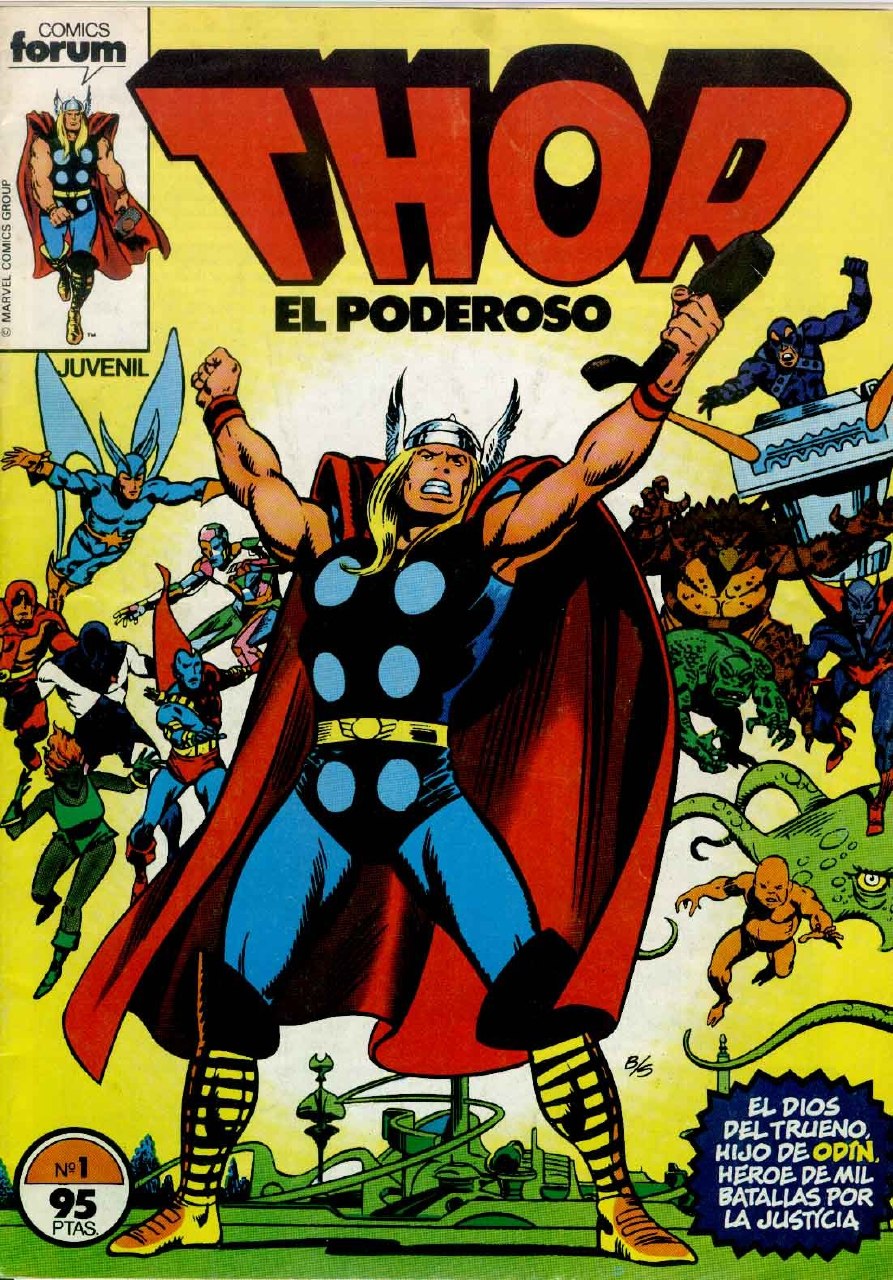 Portada ampliada de THOR EL PODEROSO