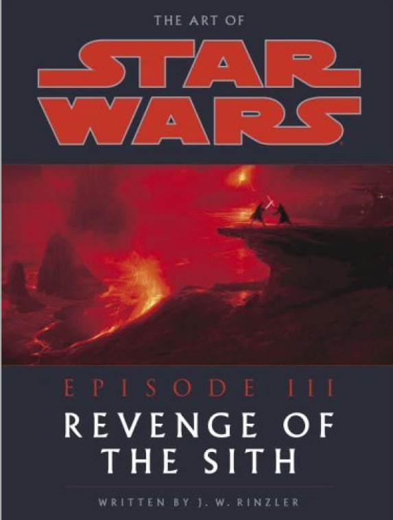 Portada ampliada de THE ART OF STAR WARS EPISODE III REVENGE OF THE SITH
