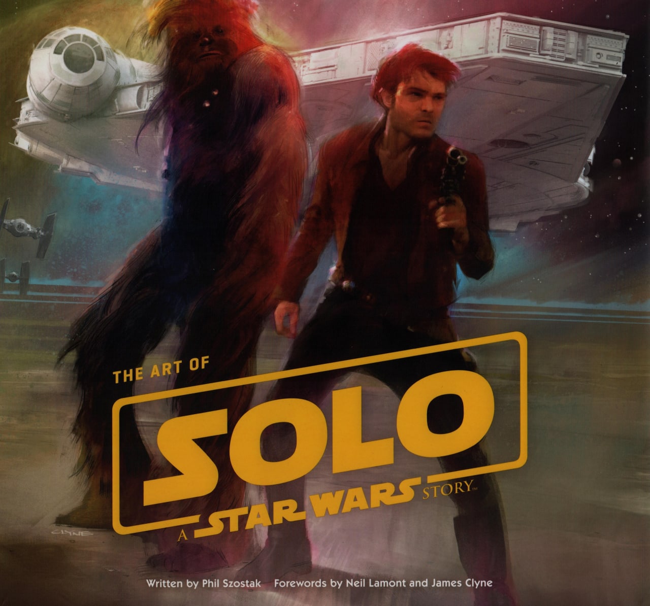 Portada ampliada de THE ART OF SOLO A STAR WARS STORY