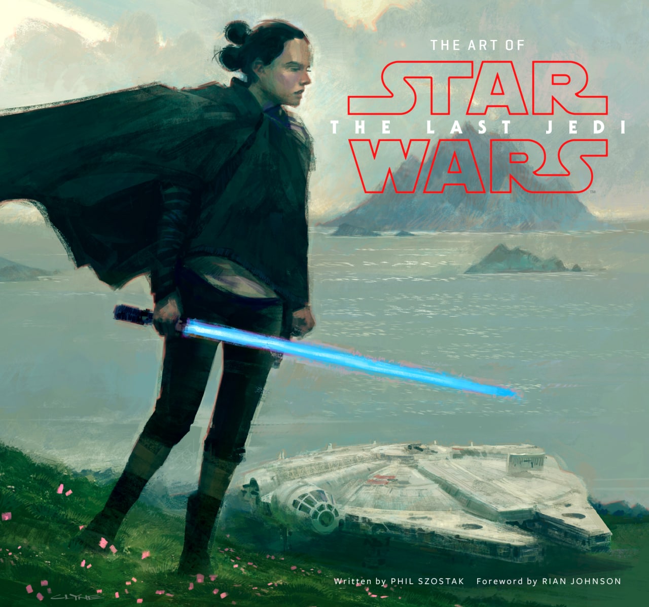Portada ampliada de THE ART OF STAR WARS THE LAST JEDI