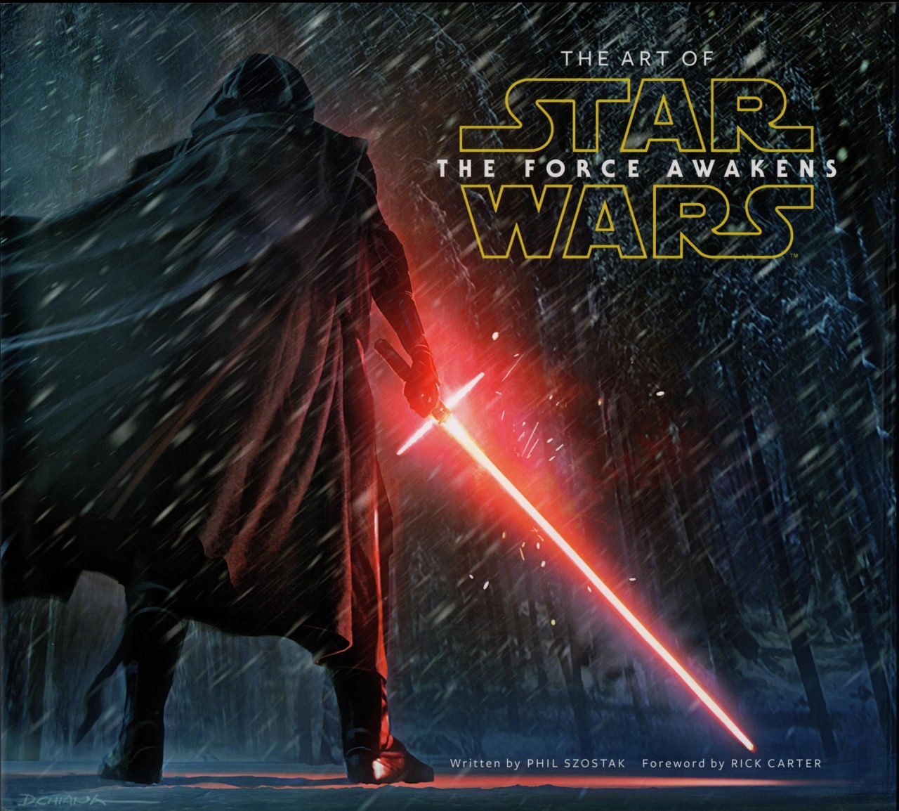 Portada ampliada de THE ART OF STAR WARS THE FORCE AWAKENS