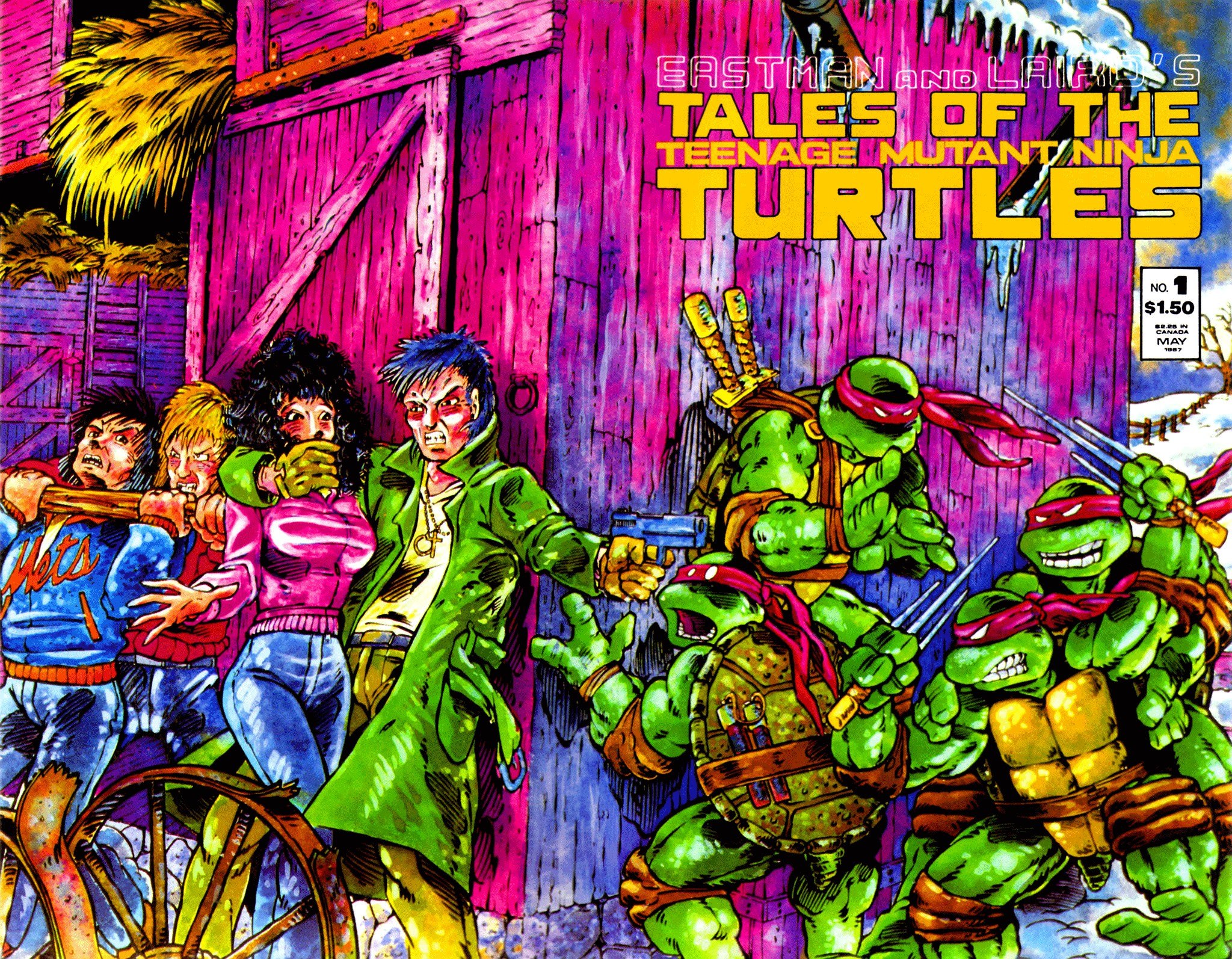 Portada ampliada de Tales of the Teenage Mutant Ninja Turtles