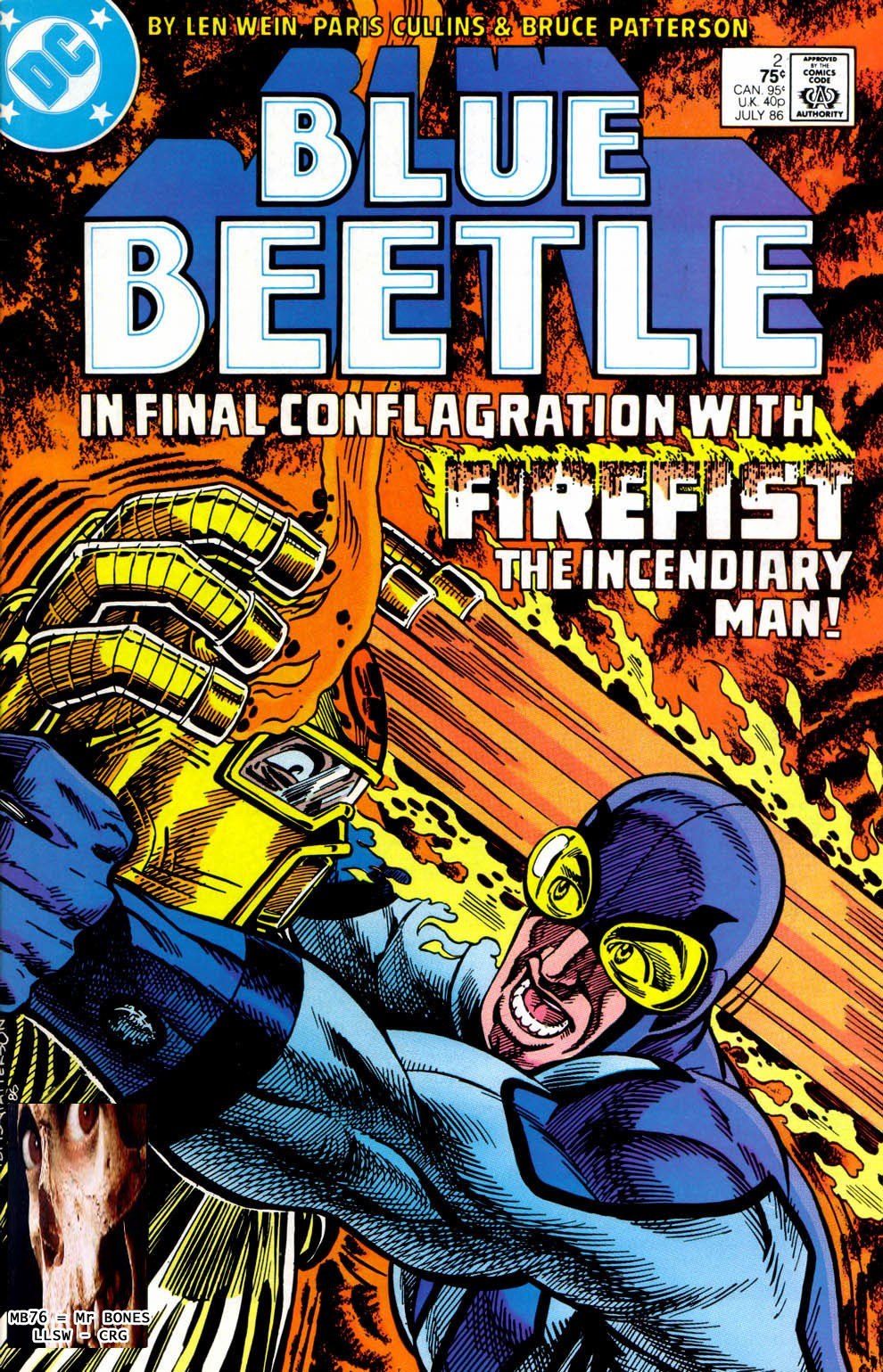 Portada ampliada de -#Blue Beetle Vol