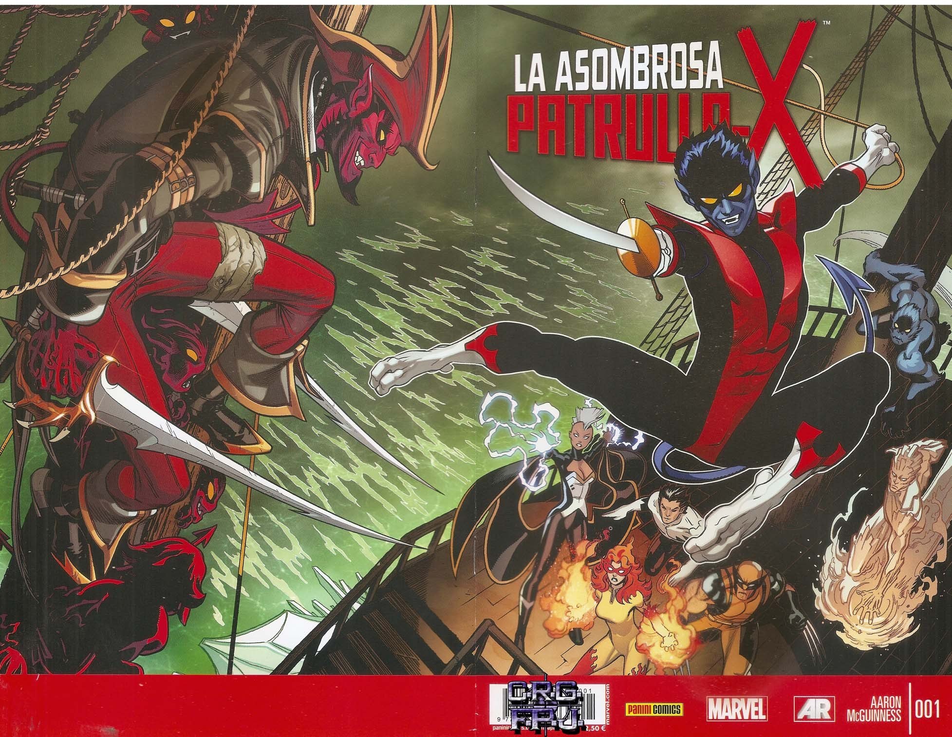 Portada ampliada de LA ASOMBROSA PATRULLA X