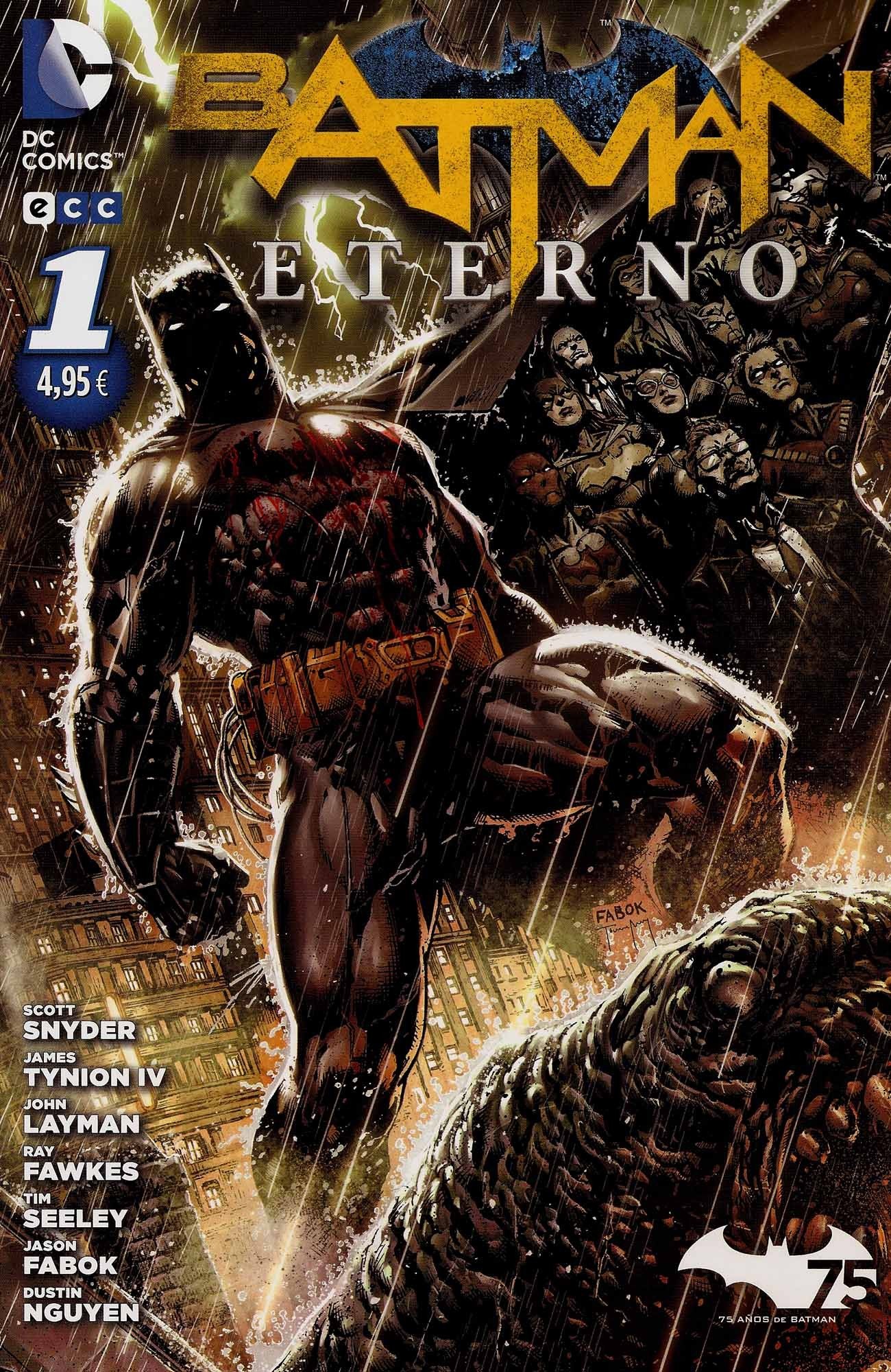 Portada ampliada de BATMAN ETERNO