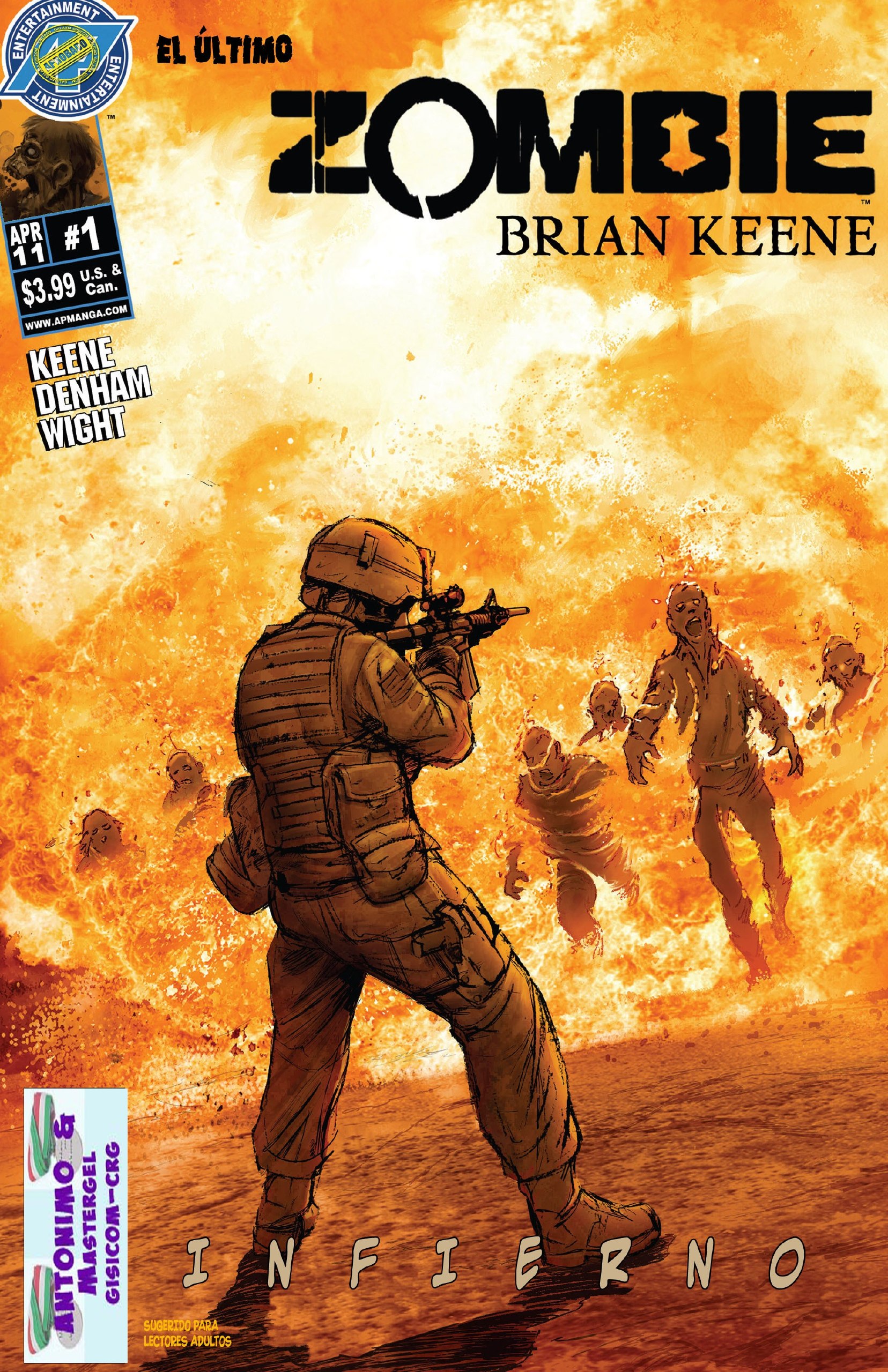 Portada ampliada de ZOMBIE