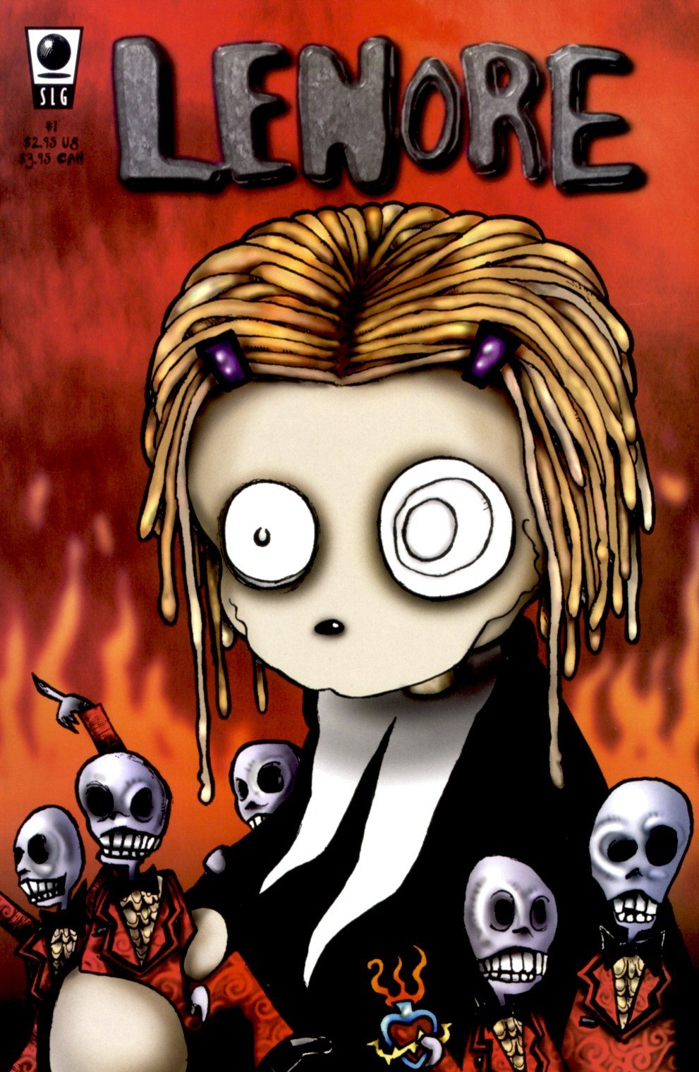 Portada ampliada de LENORE