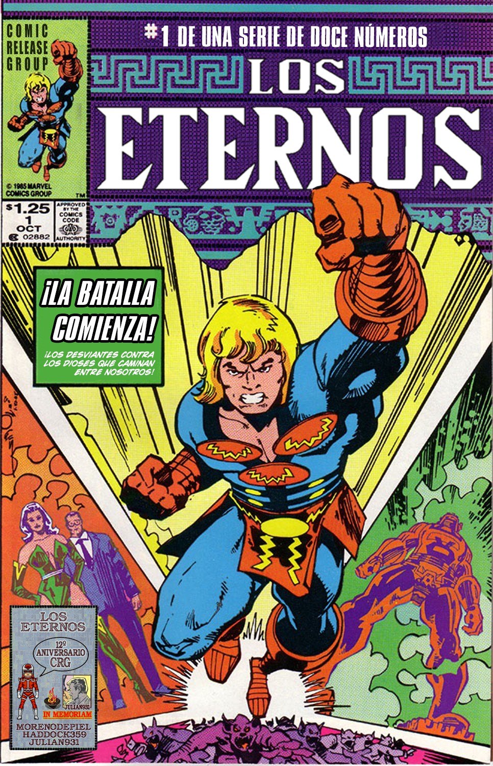 Portada ampliada de LOS ETERNOS