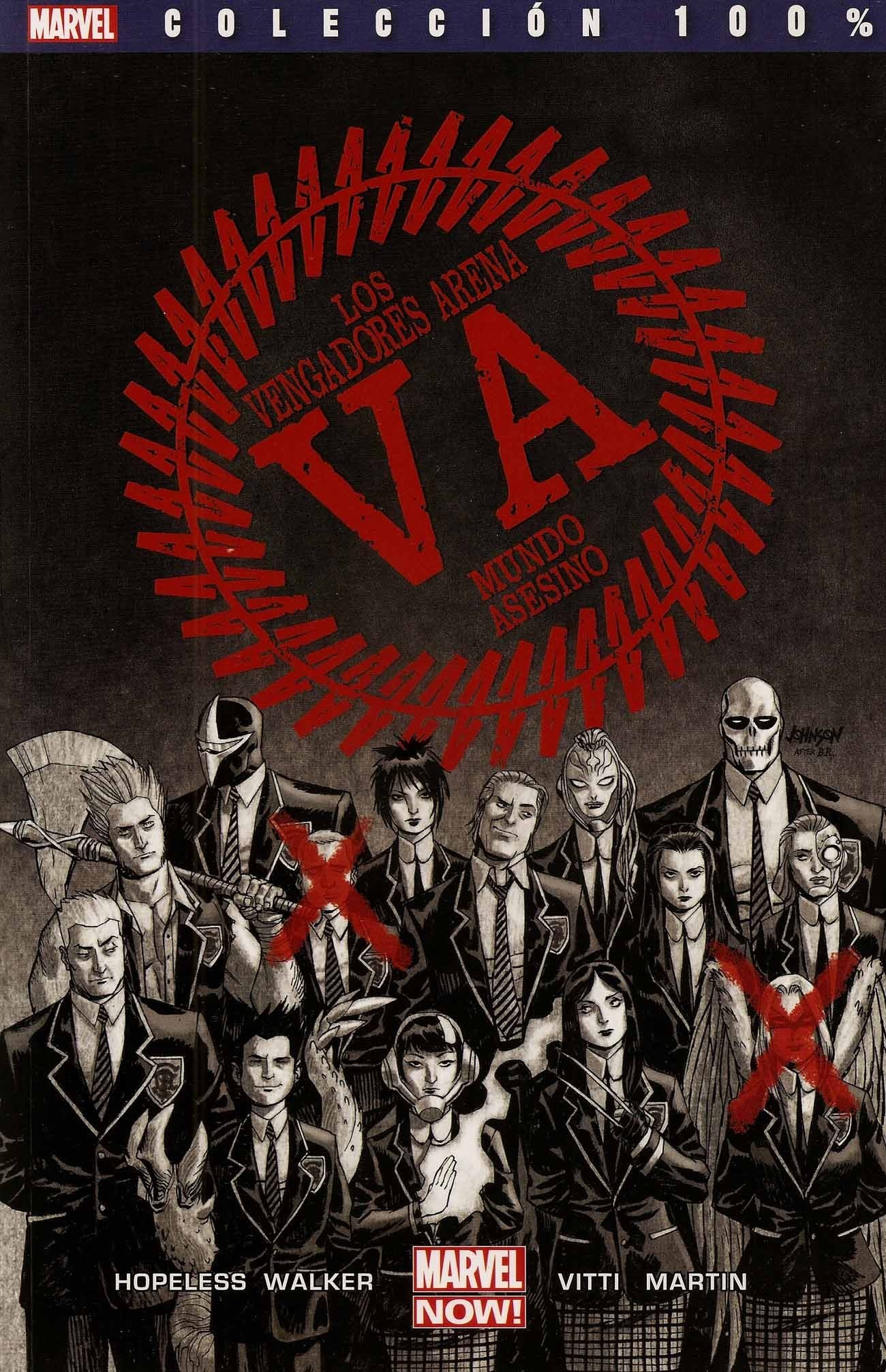 Portada ampliada de Los Vengadores Arena