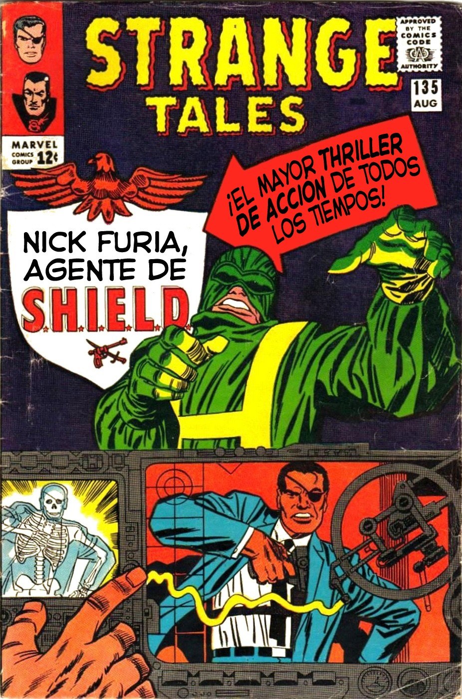 Portada ampliada de STRANGE TALES