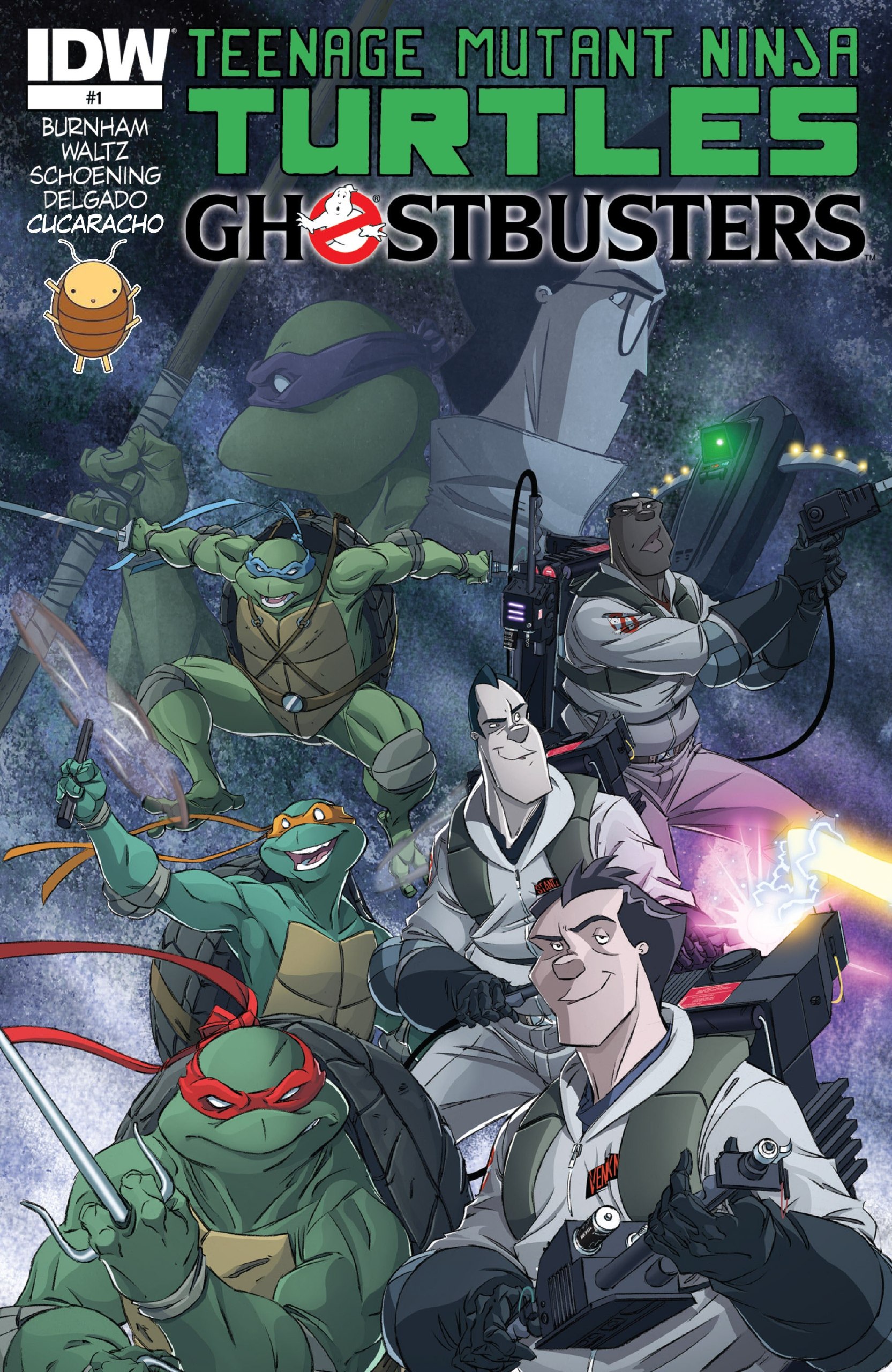 Portada ampliada de TEENAGE MUTANT NINJA TURTLES GHOSTBUSTERS