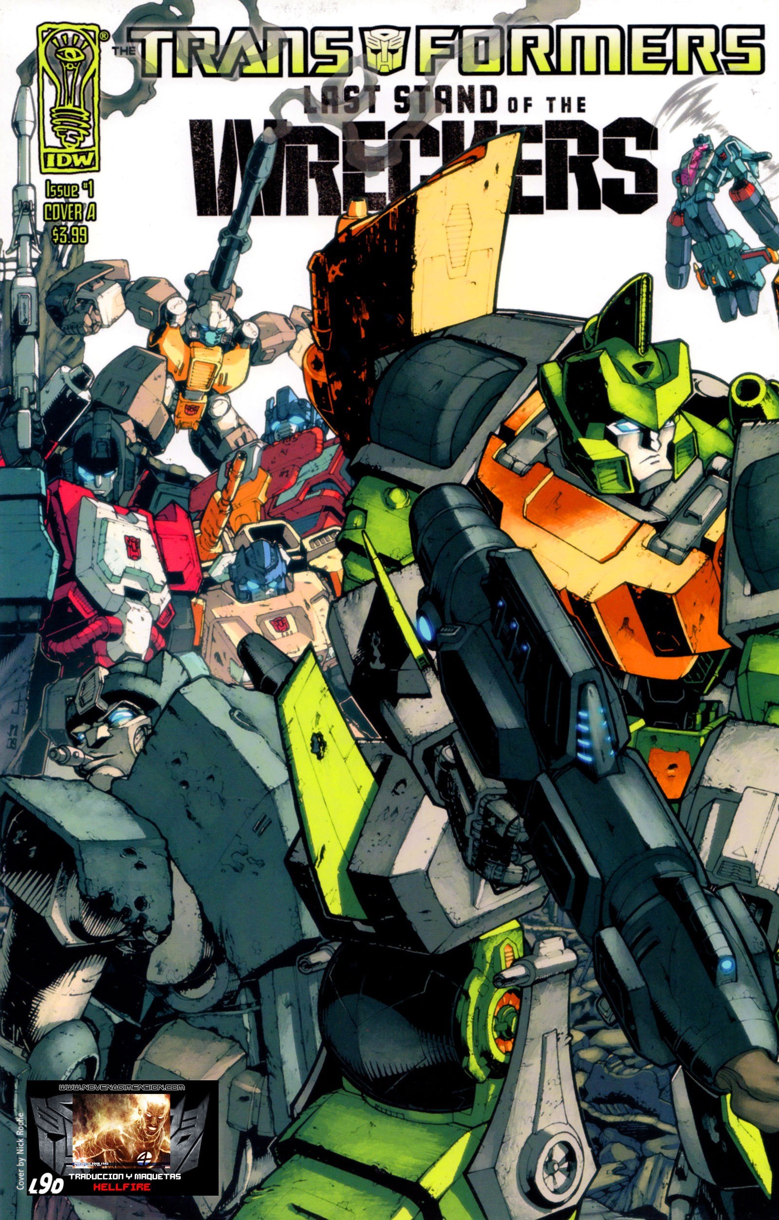 Portada ampliada de TRANSFORMERS LAST STAND OF THE WRECKERS