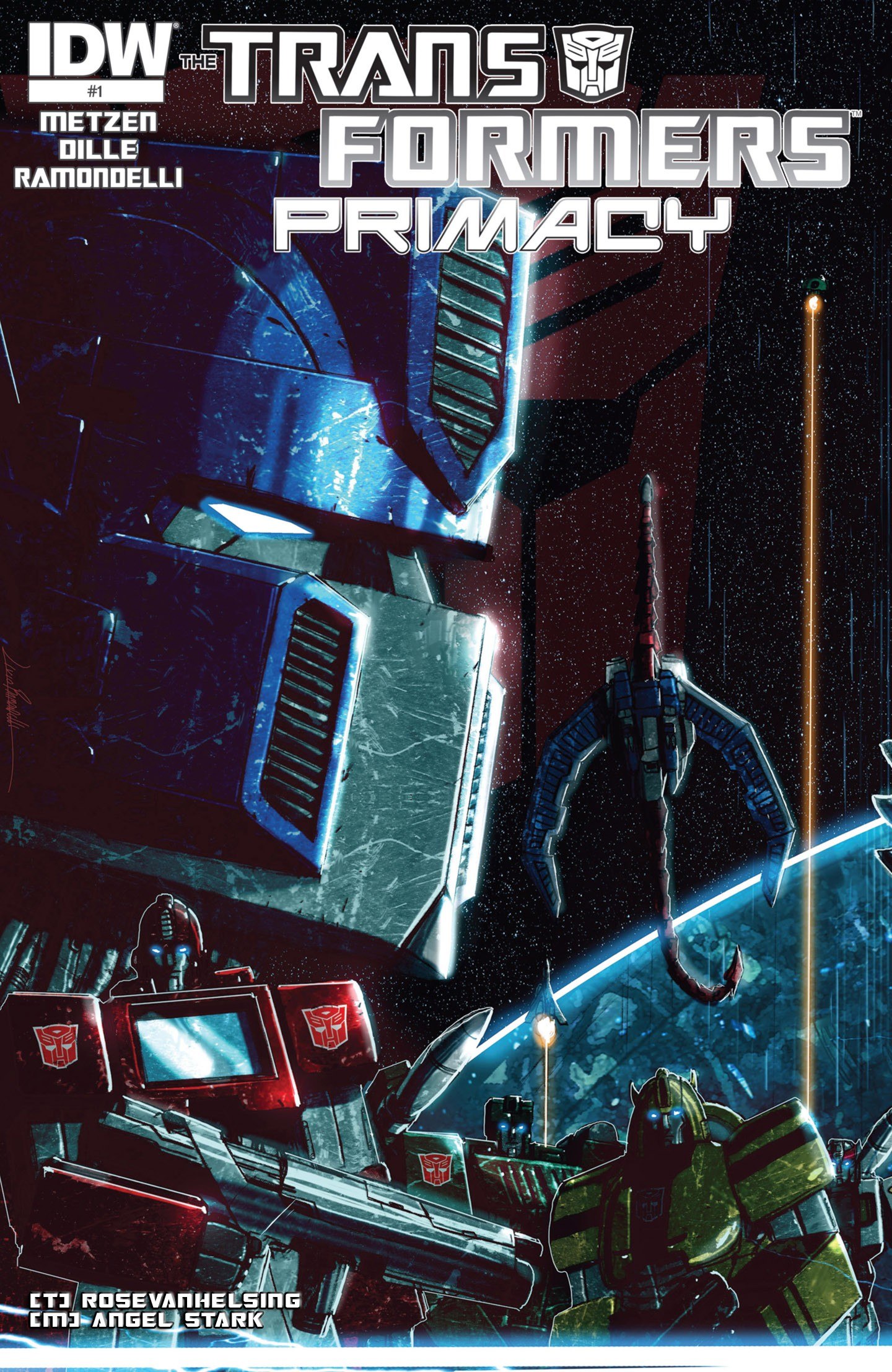 Portada ampliada de Transformers Primacy