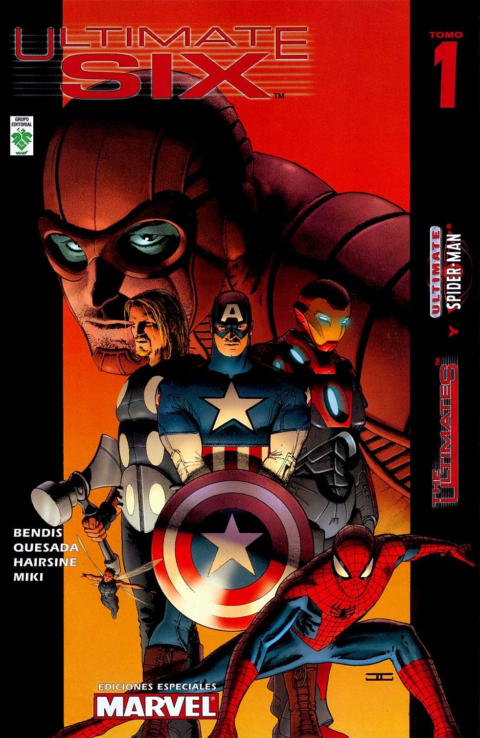 Portada ampliada de ULTIMATE SIX