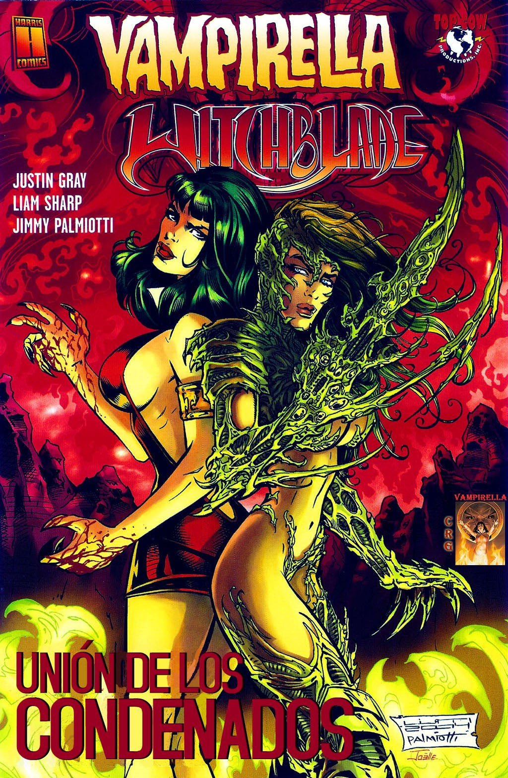 Portada ampliada de VAMPIRELLA WITCHBLADE