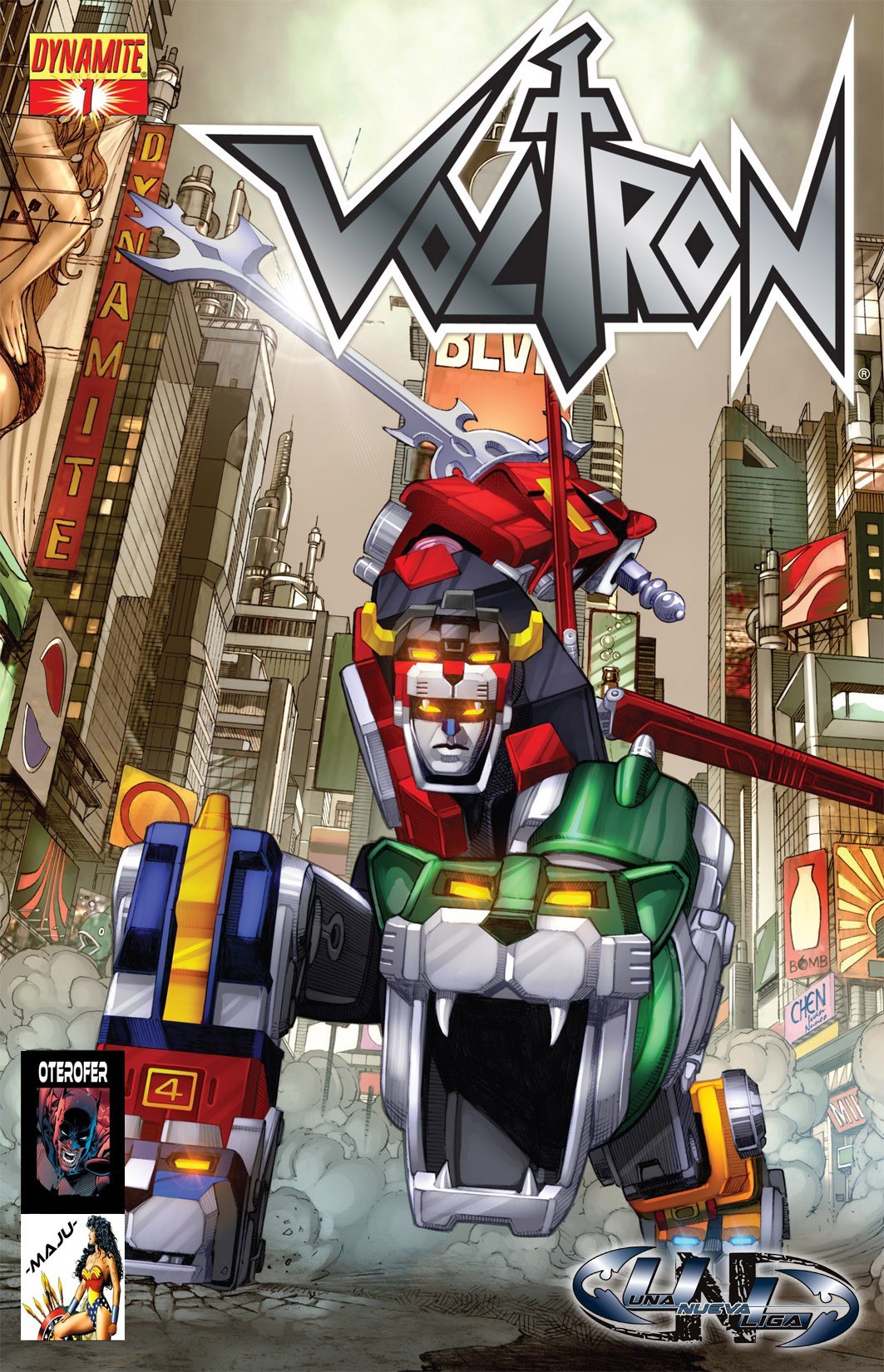 Portada ampliada de Voltron