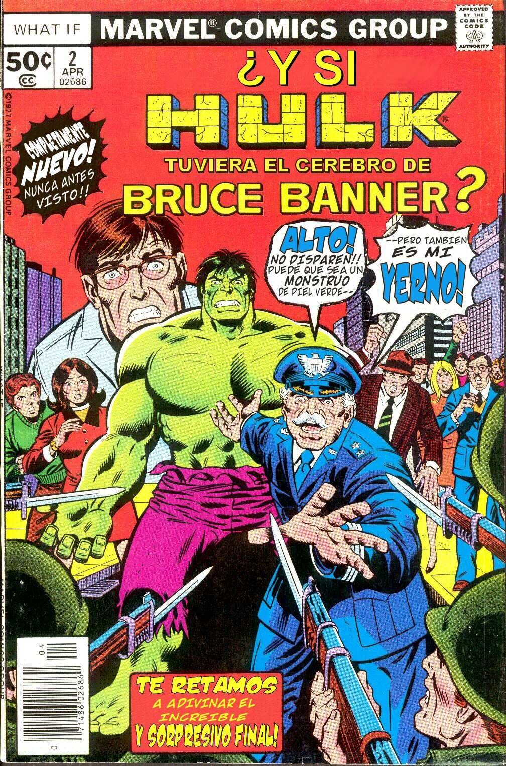 Portada ampliada de ¿Y si Hulk tuviera el cerebro de Bruce Banner?