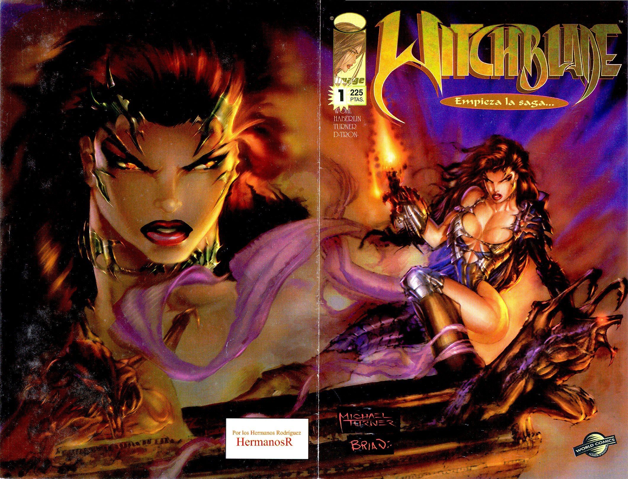Portada ampliada de Witchblade