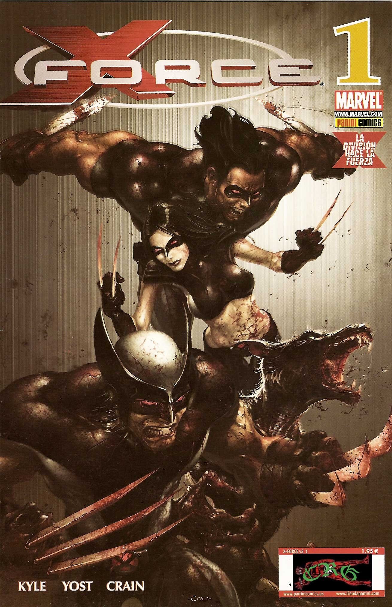 Portada ampliada de X-FORCE